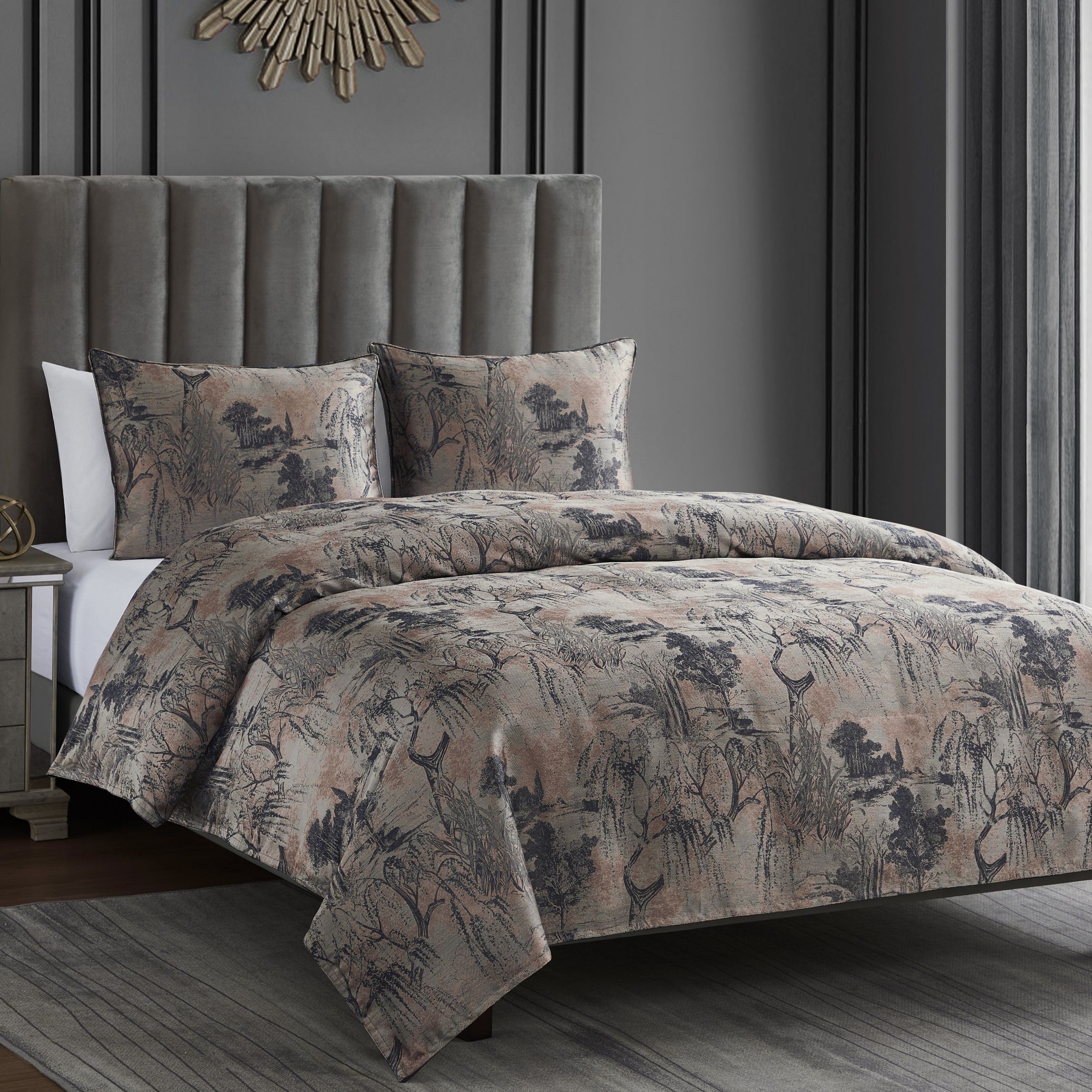 Pastoral Jacquard Comforter Set