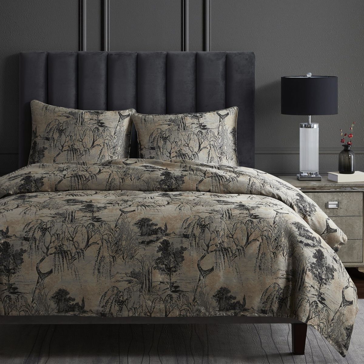 Pastoral Jacquard Duvet Cover Set