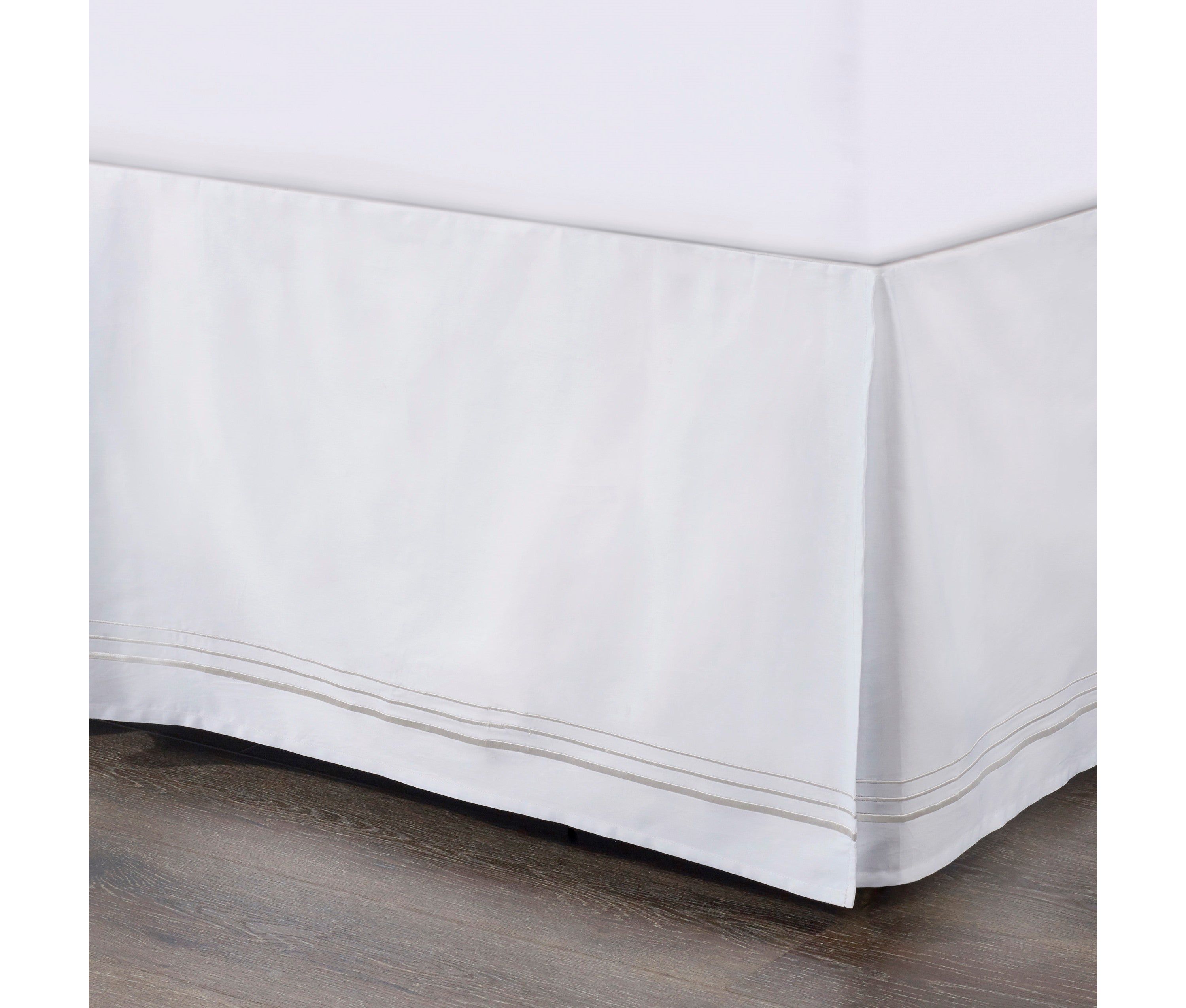 Embroidered Border Bed Skirt