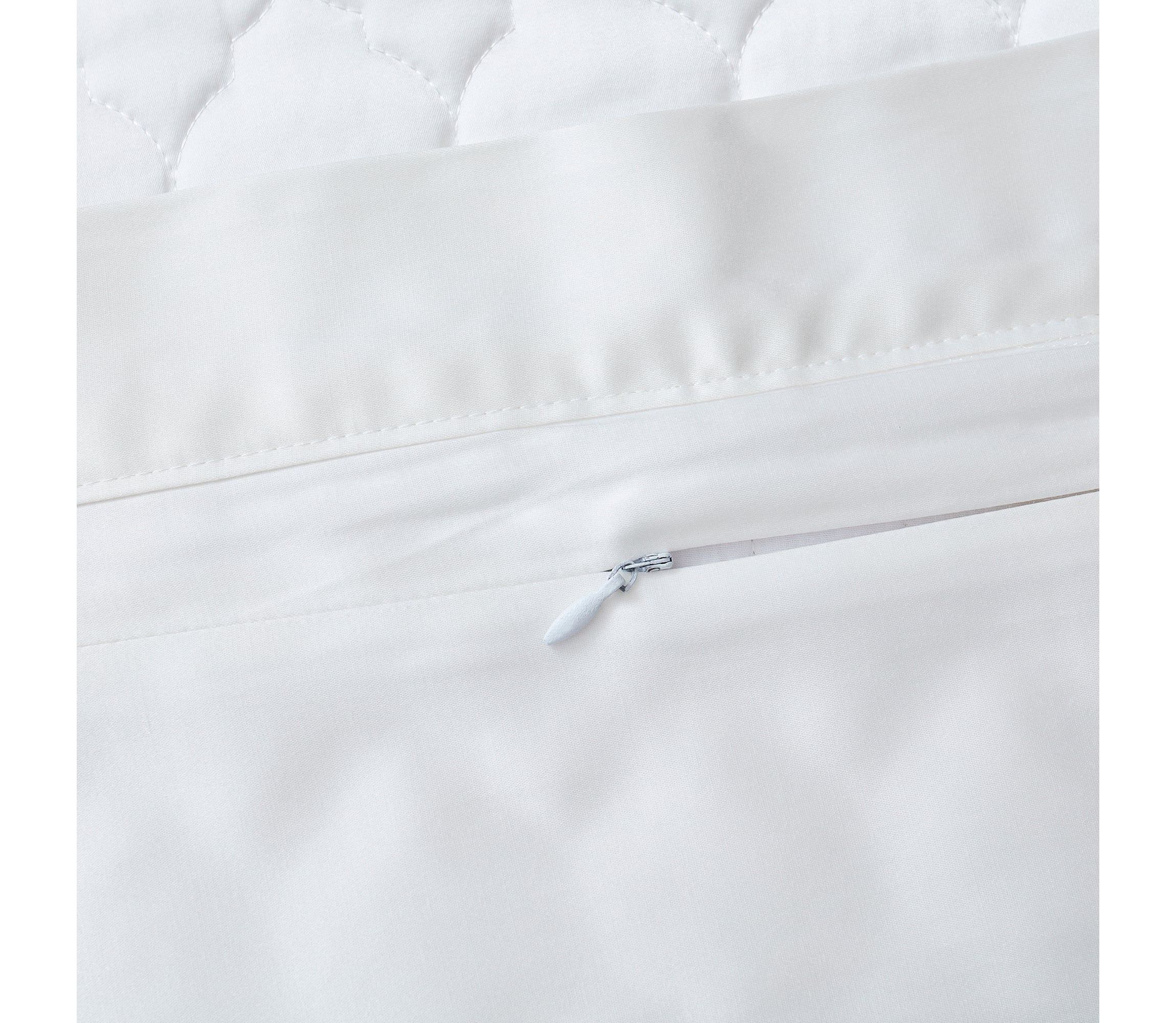 High Shine Satin Ogee Quatrefoil Pillow Sham Set, 2 Piece