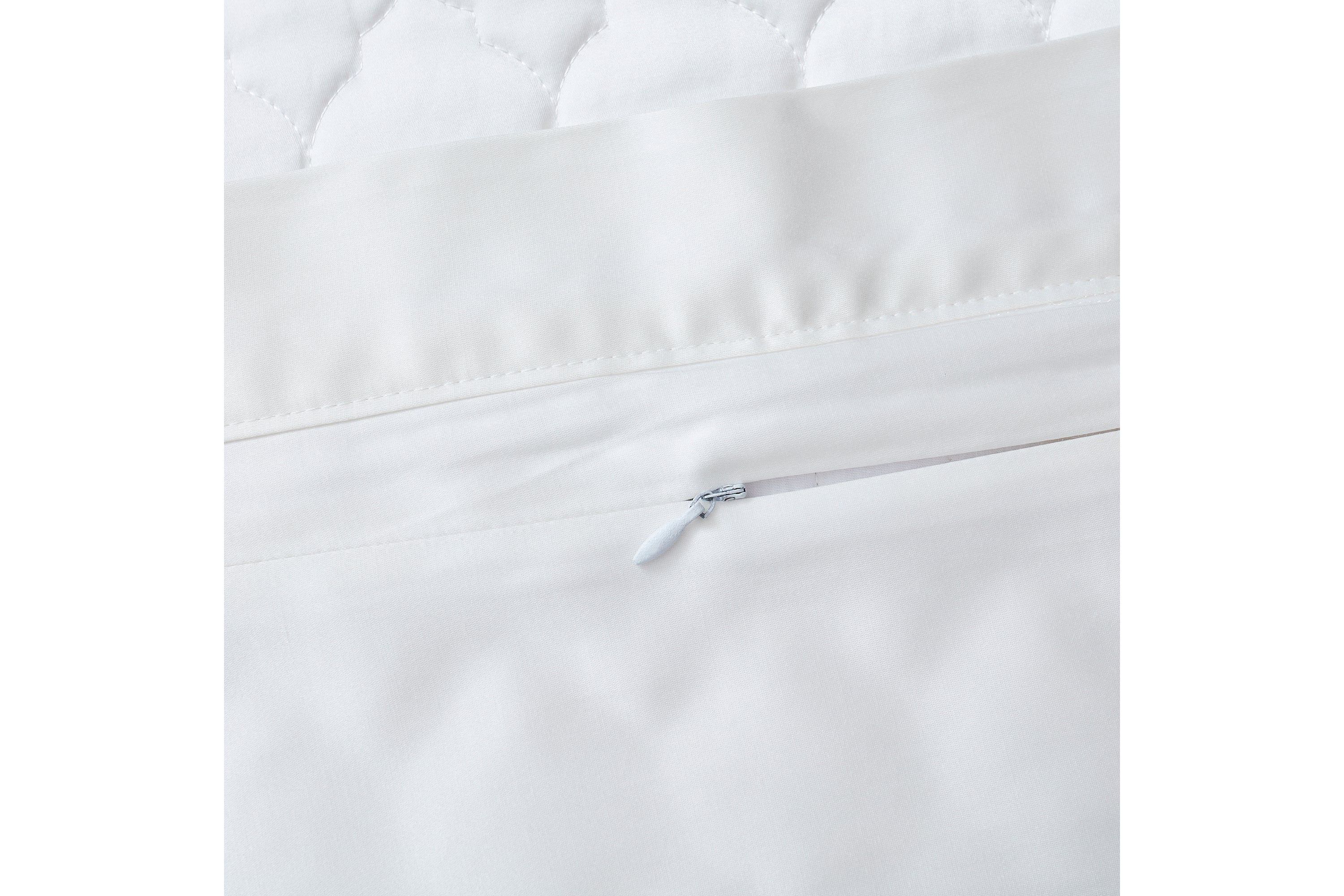High Shine Satin Ogee Quatrefoil Pillow Sham Set, 2 Piece