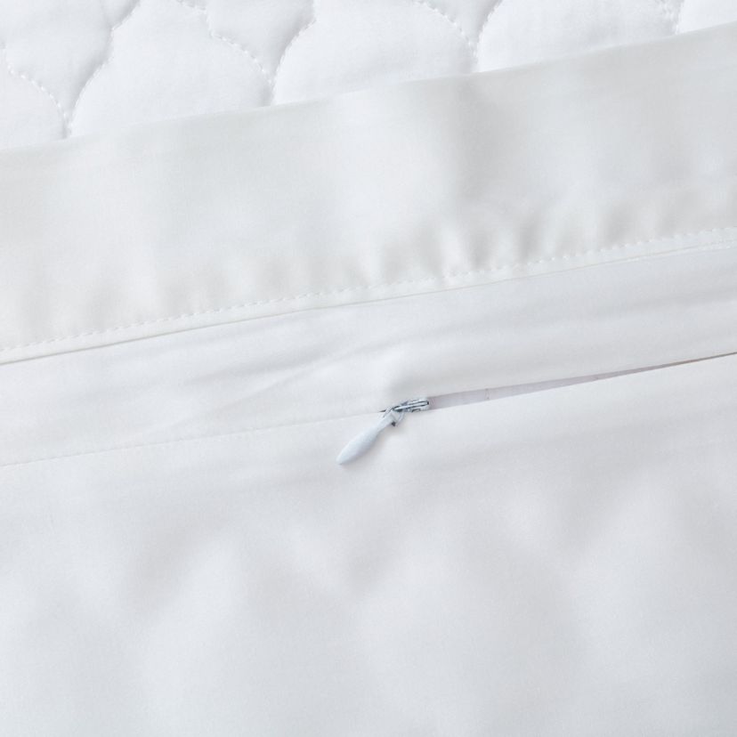 High Shine Satin Ogee Quatrefoil Pillow Sham Set, 2 Piece
