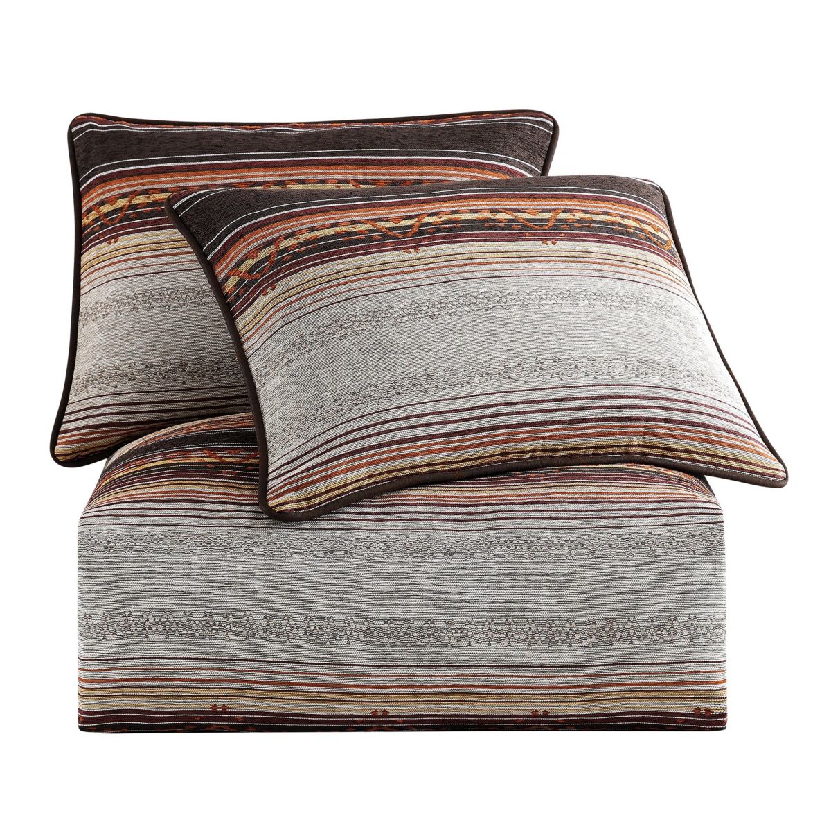 Estes Chenille Western  Bedding Comforter Set, 3-Piece