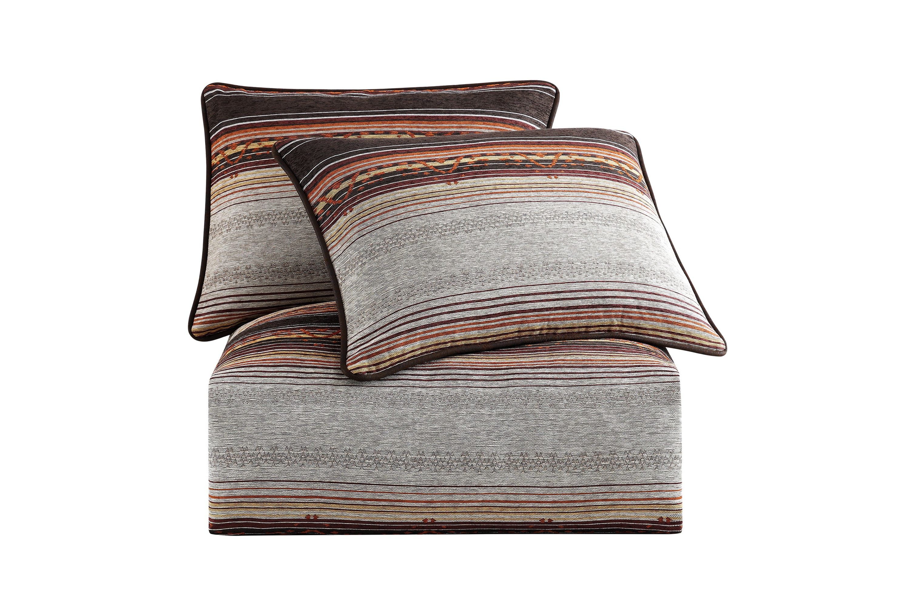 Estes Chenille Western  Bedding Comforter Set, 3-Piece