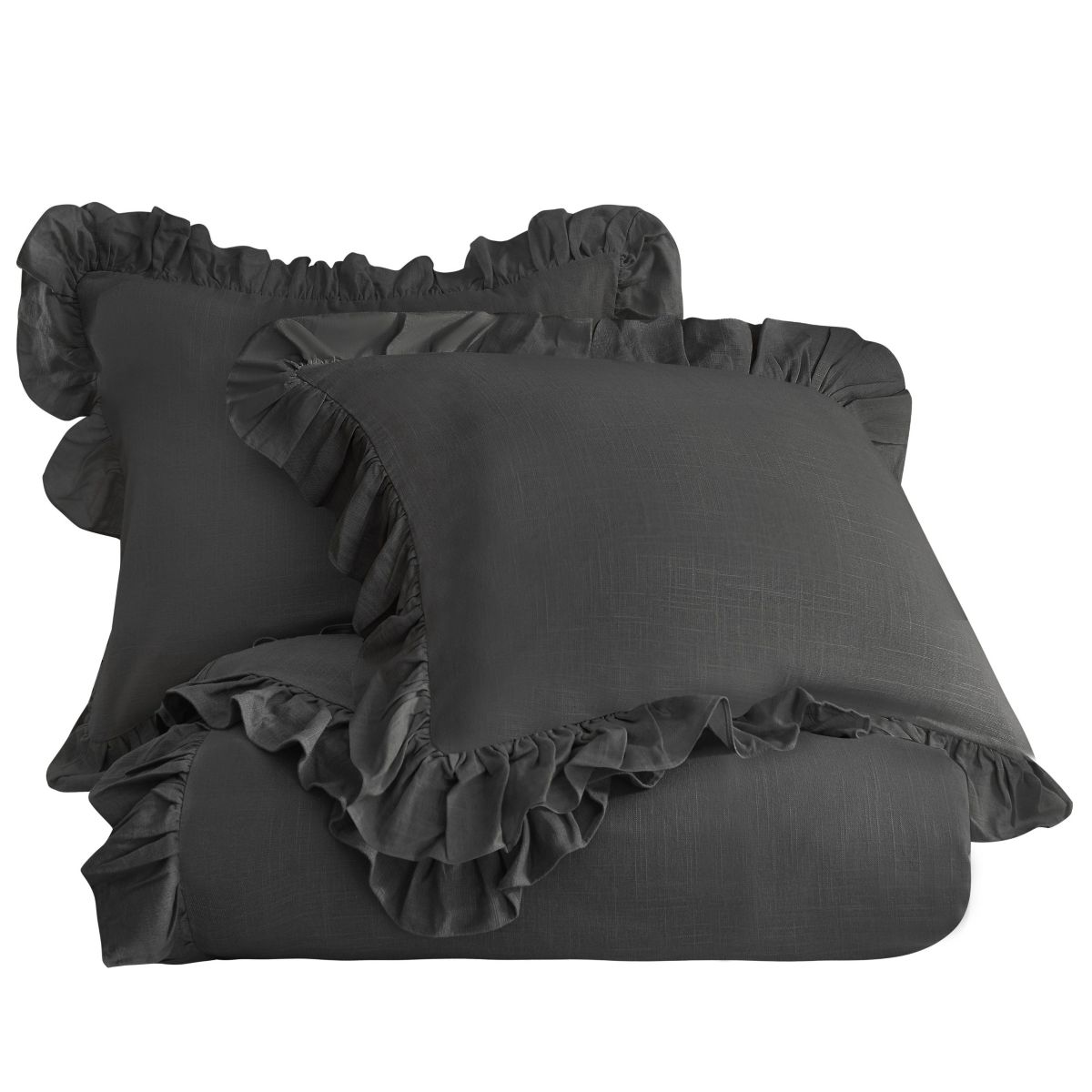 Lily Washed Linen Comforter Set