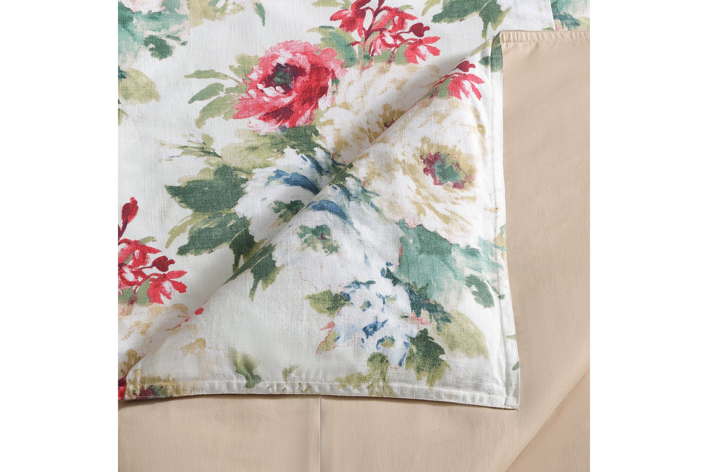 Peony Washed Linen Duvet Cover Set