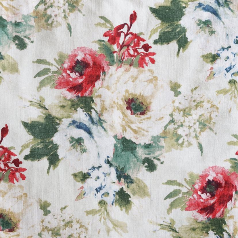 Peony Washed Linen Duvet Cover Set