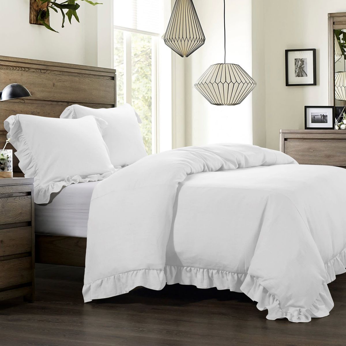 Lily Washed Linen Duvet Cover Set