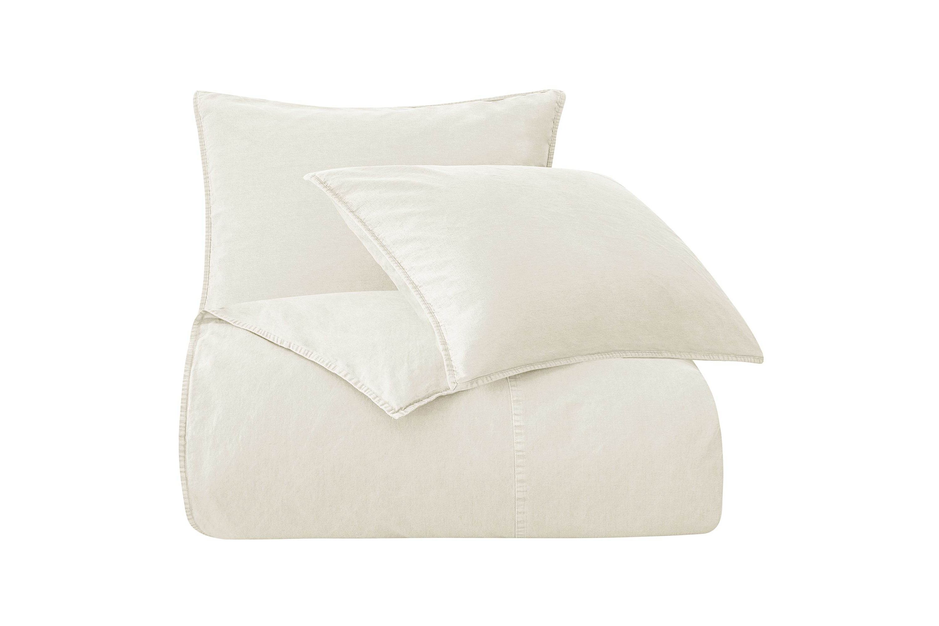 Stonewashed Cotton Canvas 3PC Duvet Cover Set