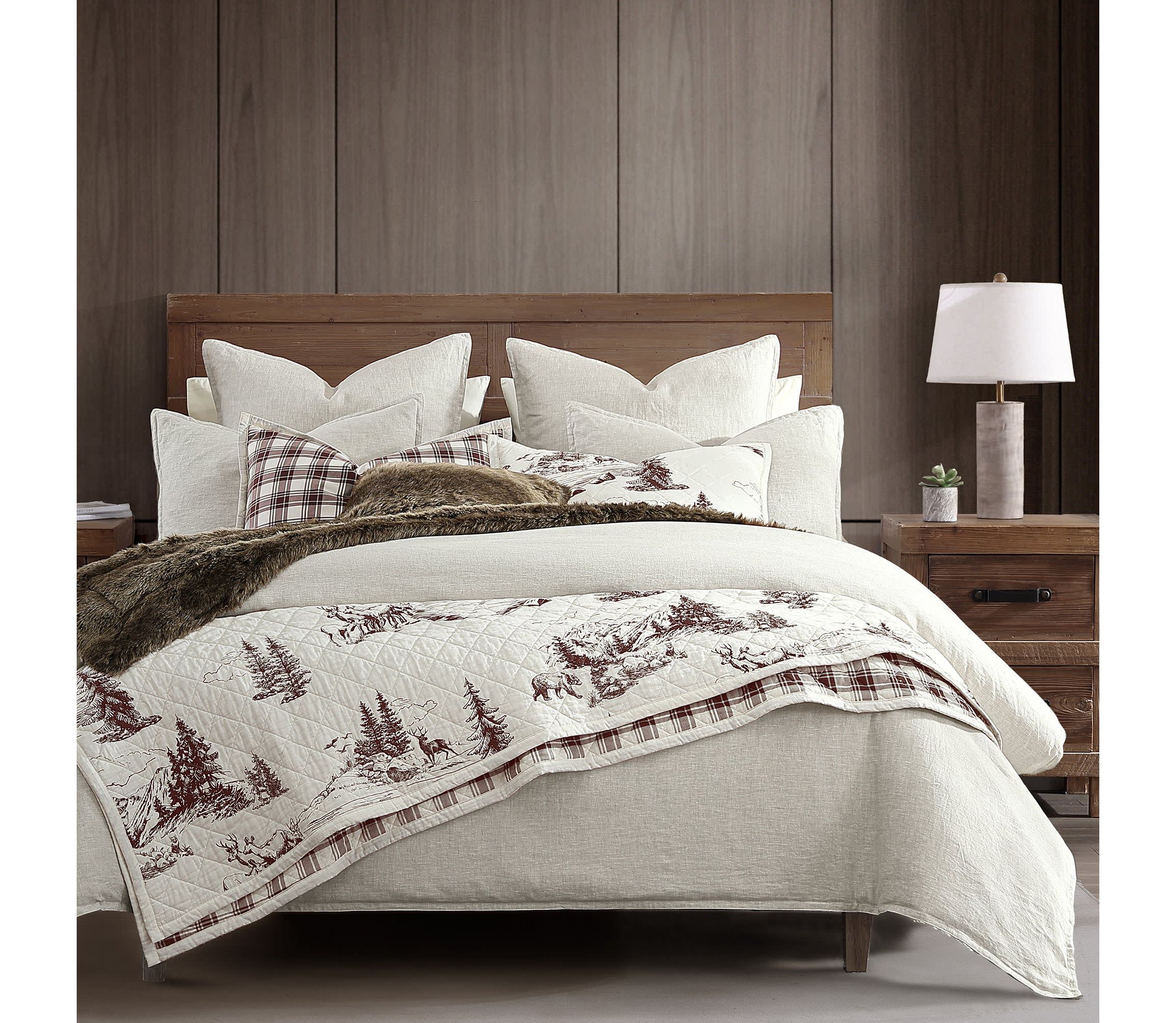 White Pine Reversible Quilt Set