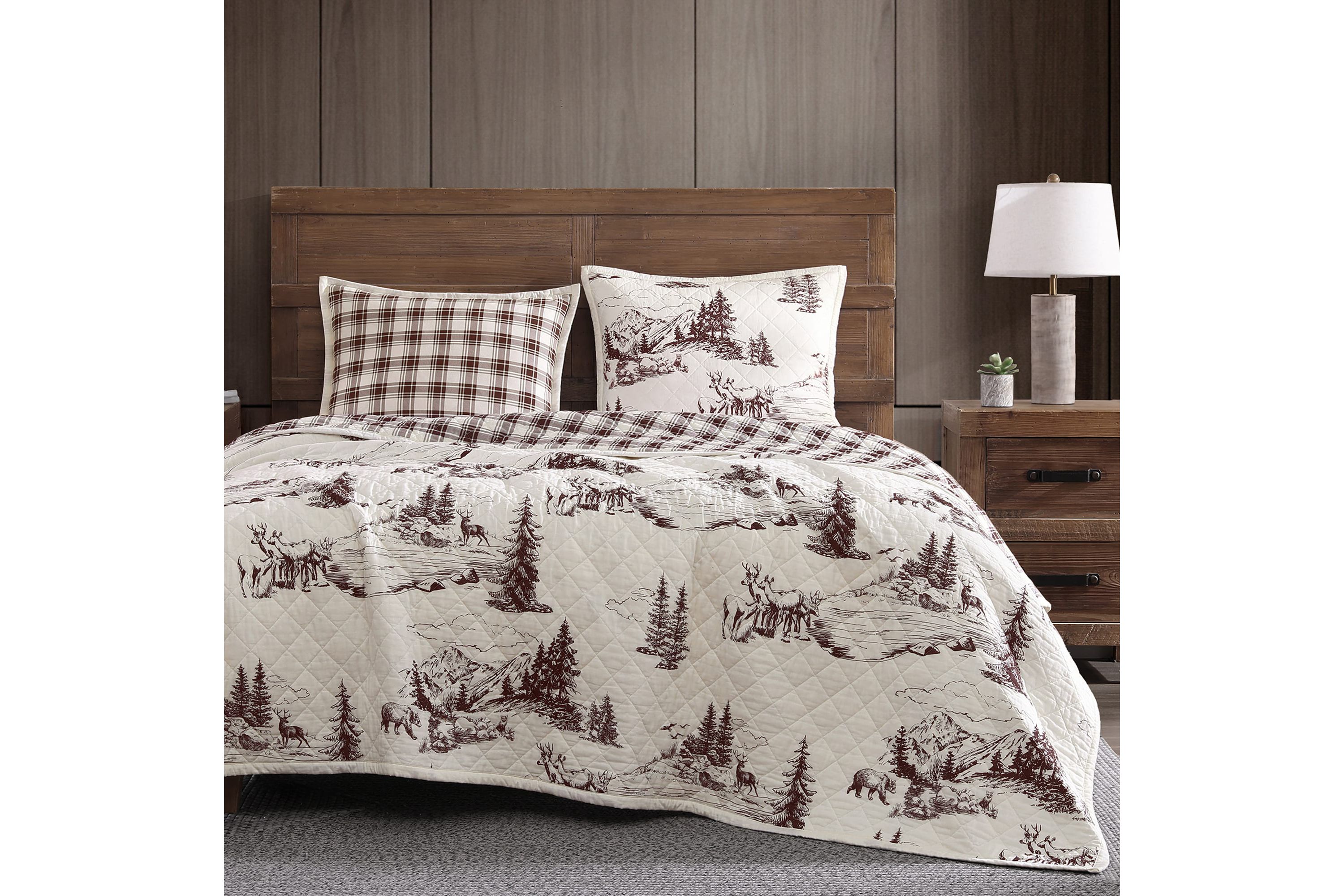 White Pine Reversible Quilt Set
