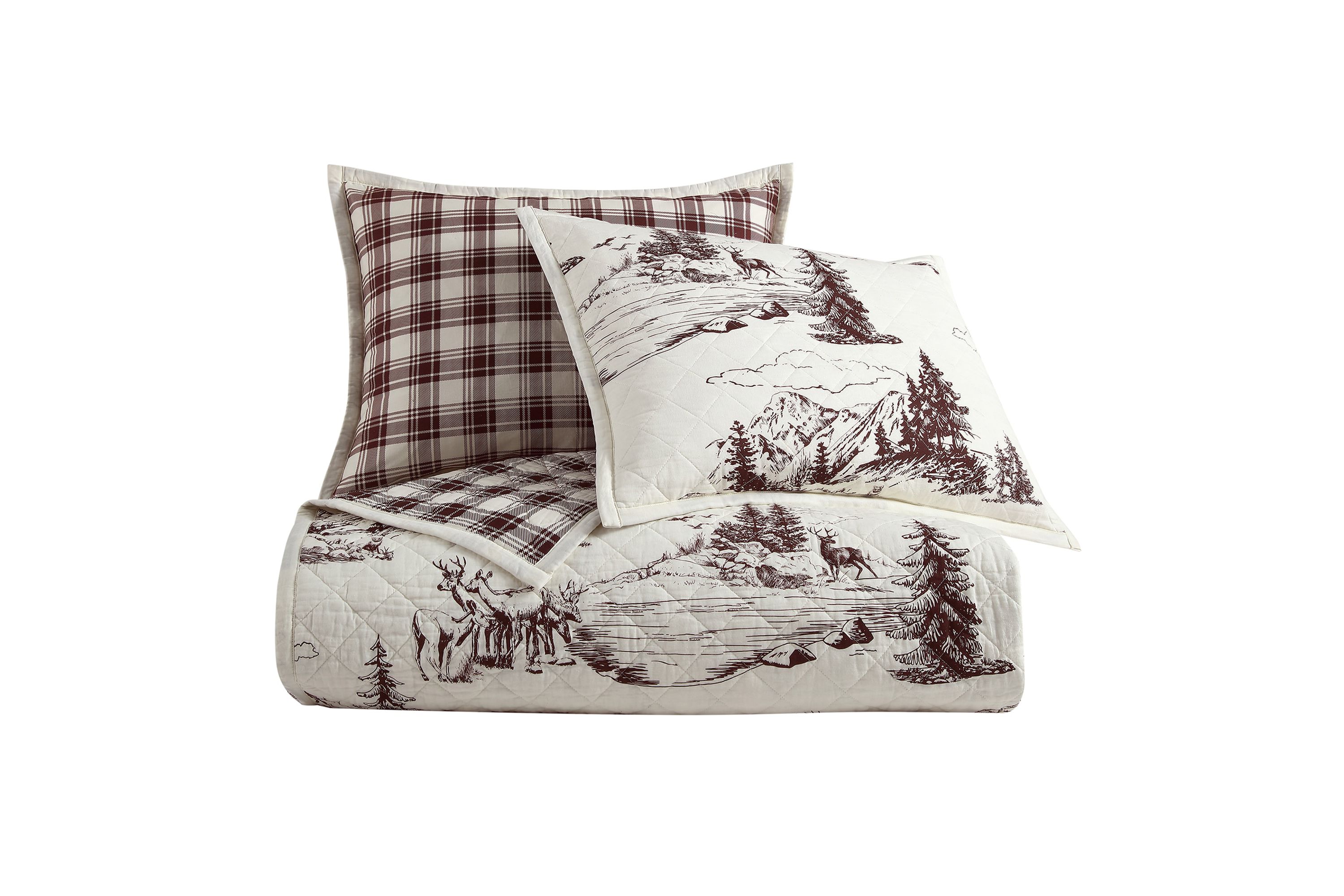 White Pine Reversible Quilt Set