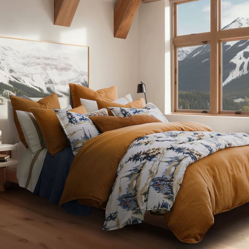 Acadia Reversible Duvet Cover Set, 3 Piece