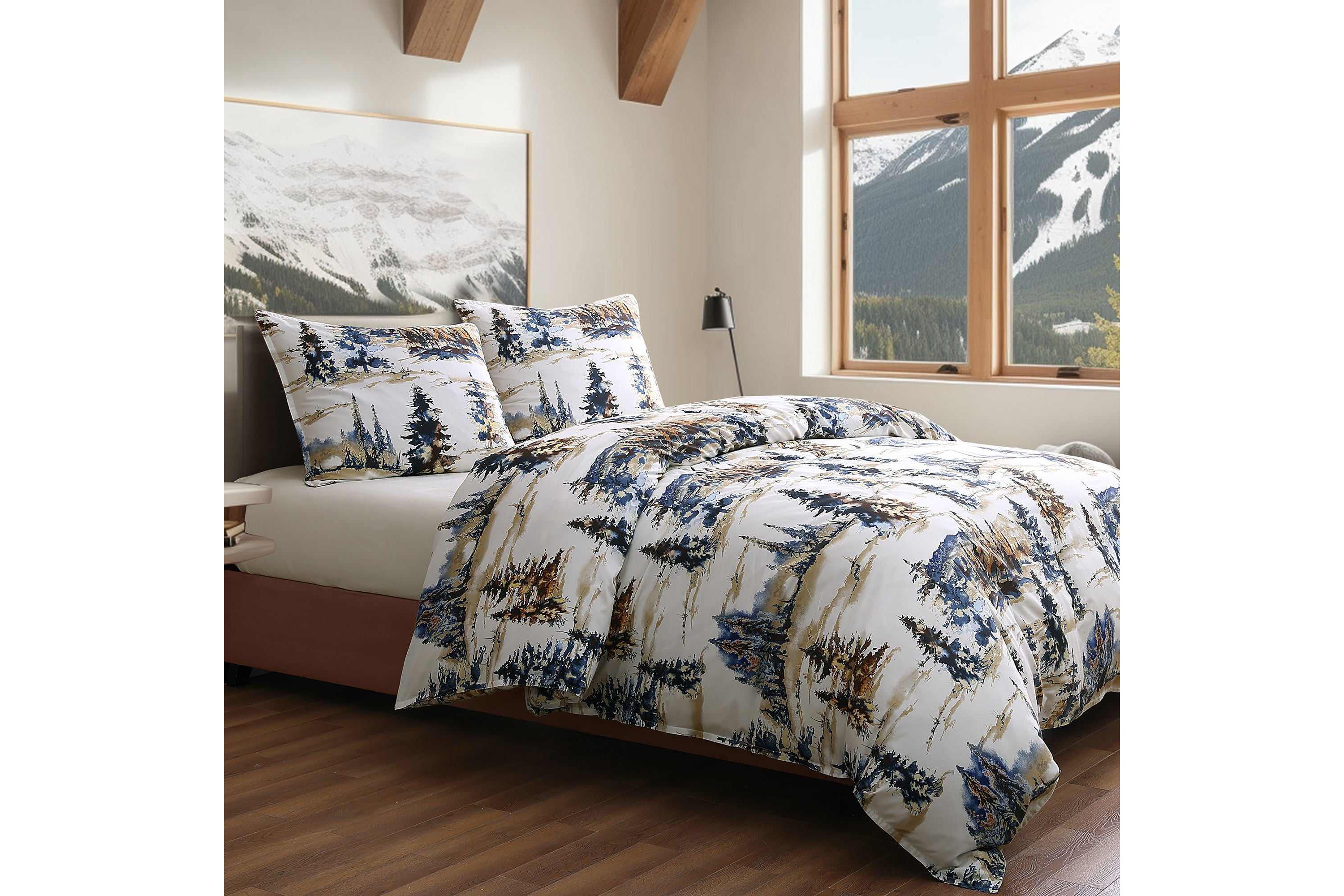 Acadia Reversible Duvet Cover Set, 3 Piece