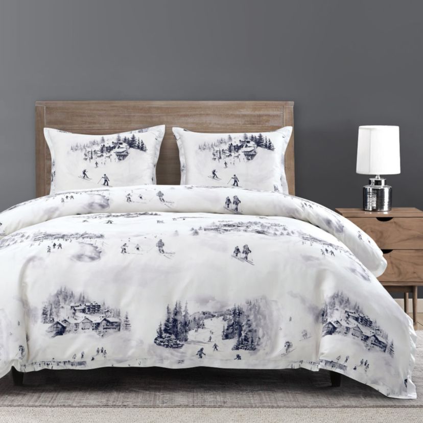 Ski Toile Lyocell 3PC Comforter Set