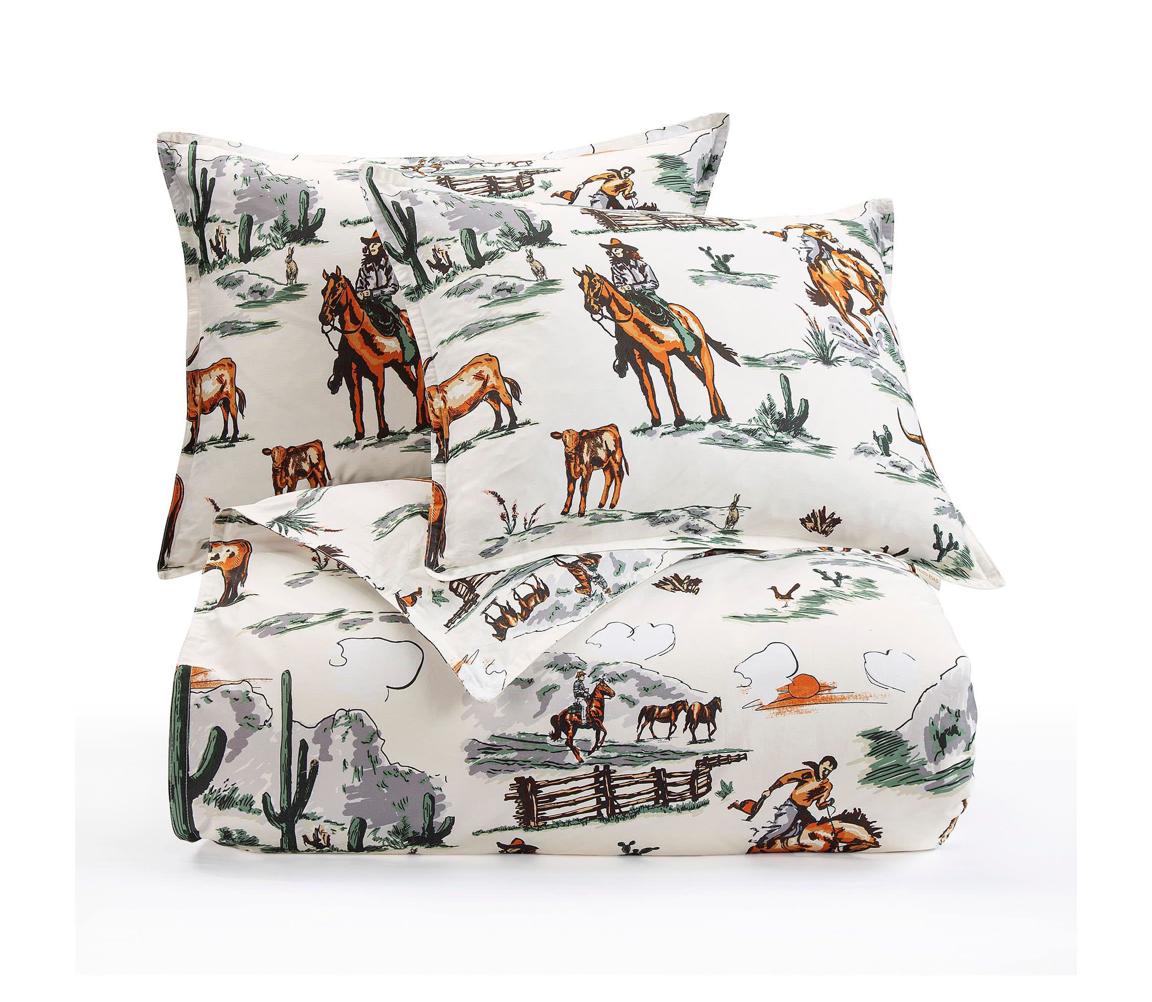 Ranch Life Reversible Comforter Set, 3-Piece
