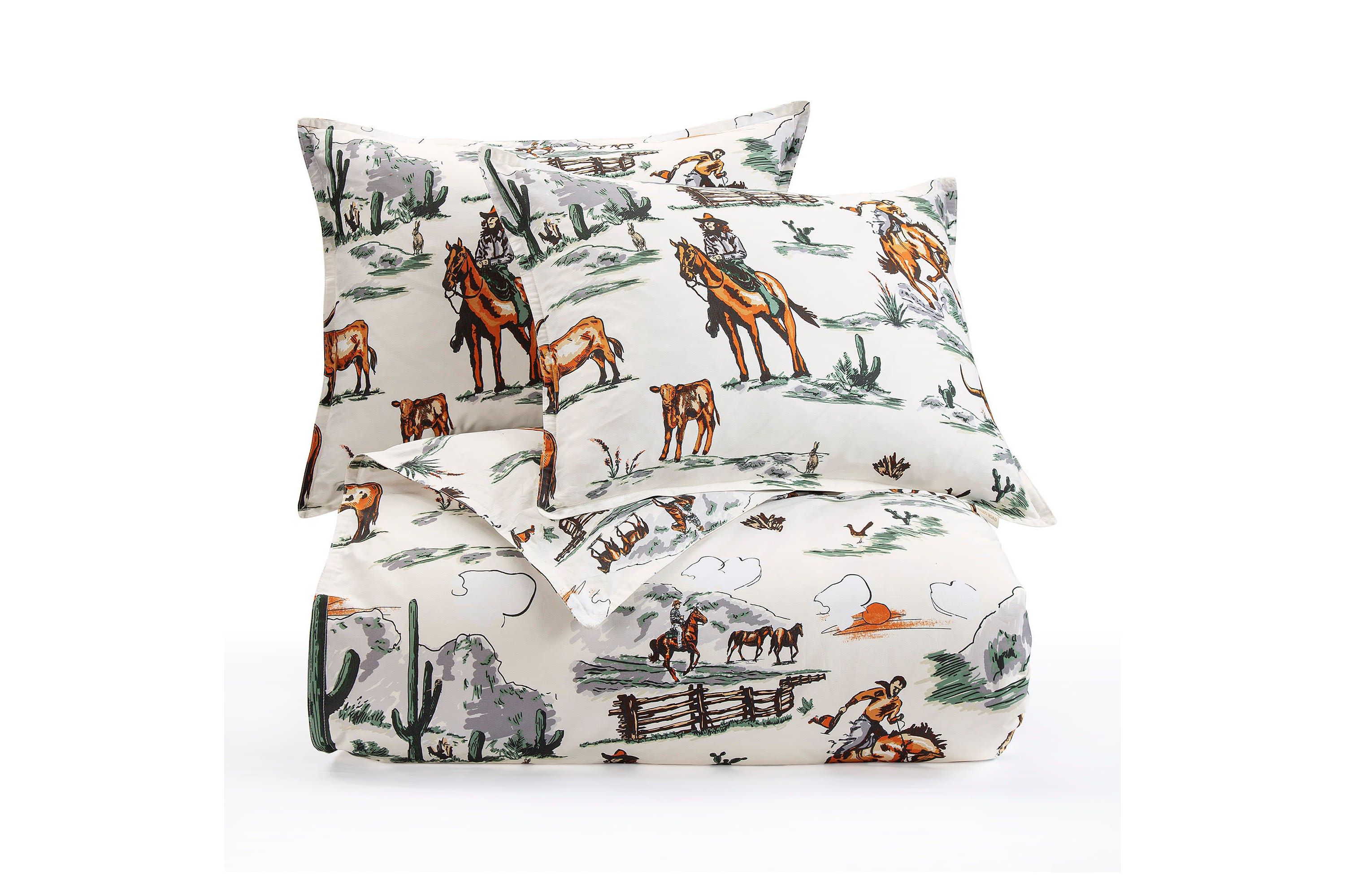 Ranch Life Reversible Comforter Set, 3-Piece