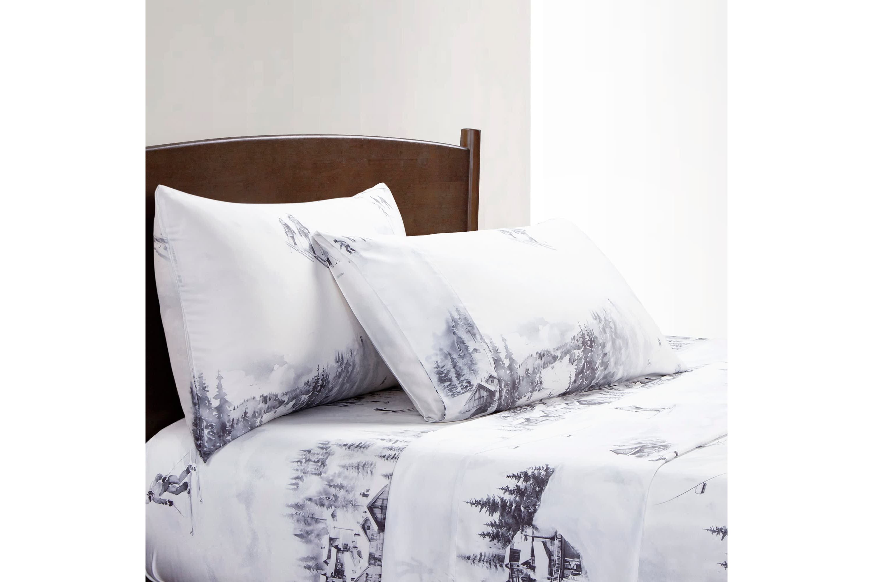 Ski Toile Lyocell 4PC Sheet Set