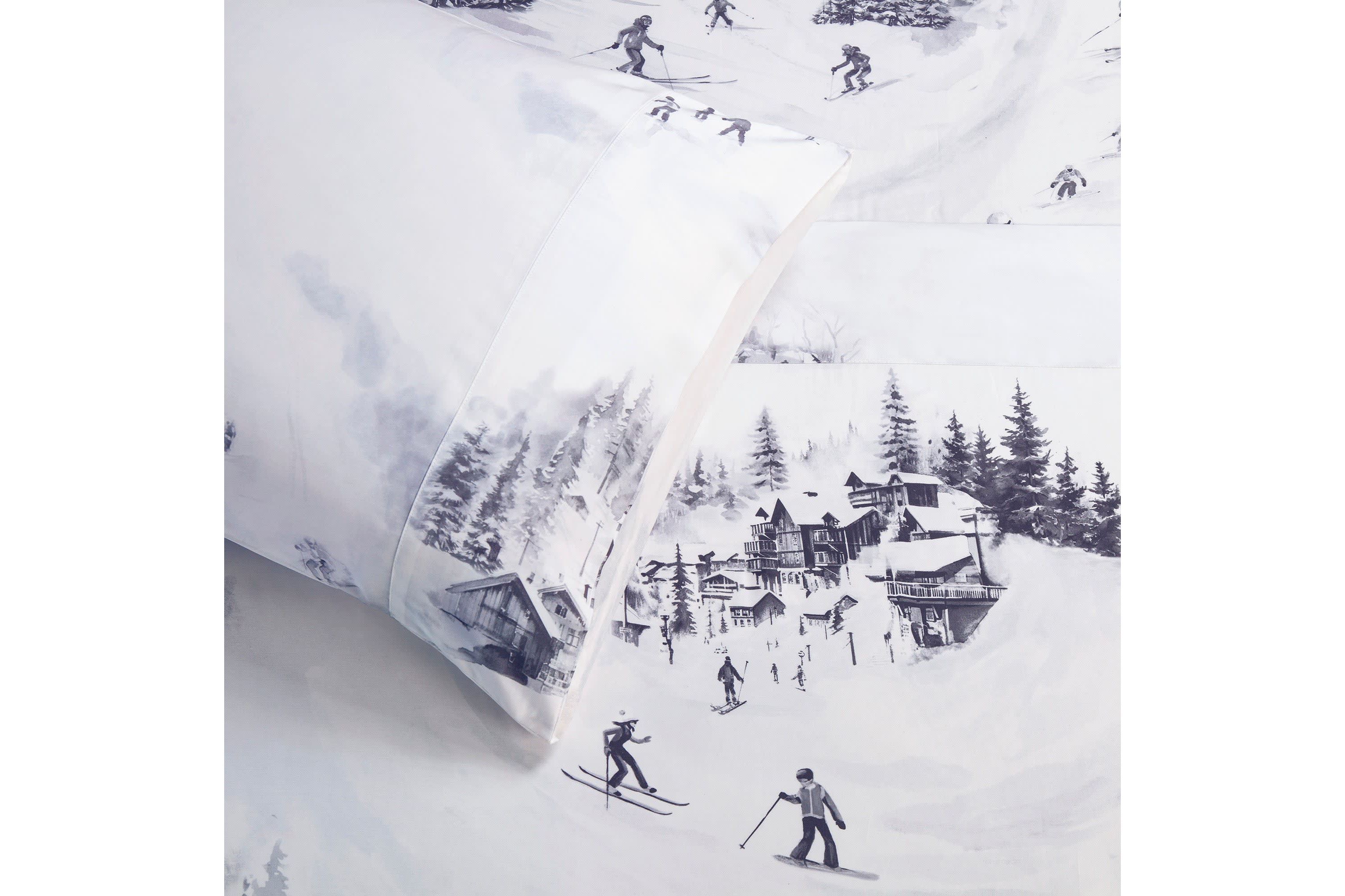 Ski Toile Lyocell 4PC Sheet Set