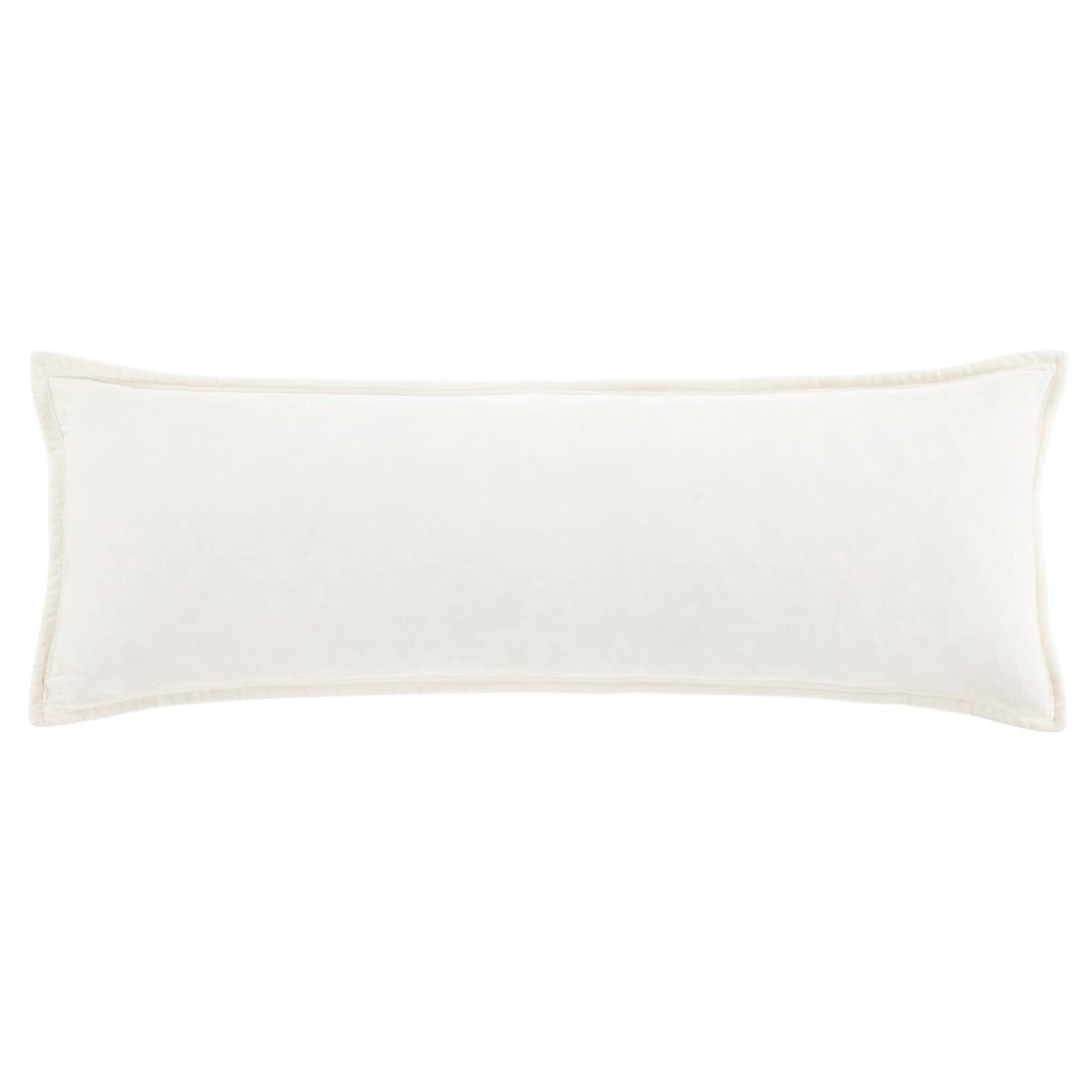 HiEnd Accents Stella Faux Silk Velvet Romantic Western Long Lumbar Pillow, 14"x42"