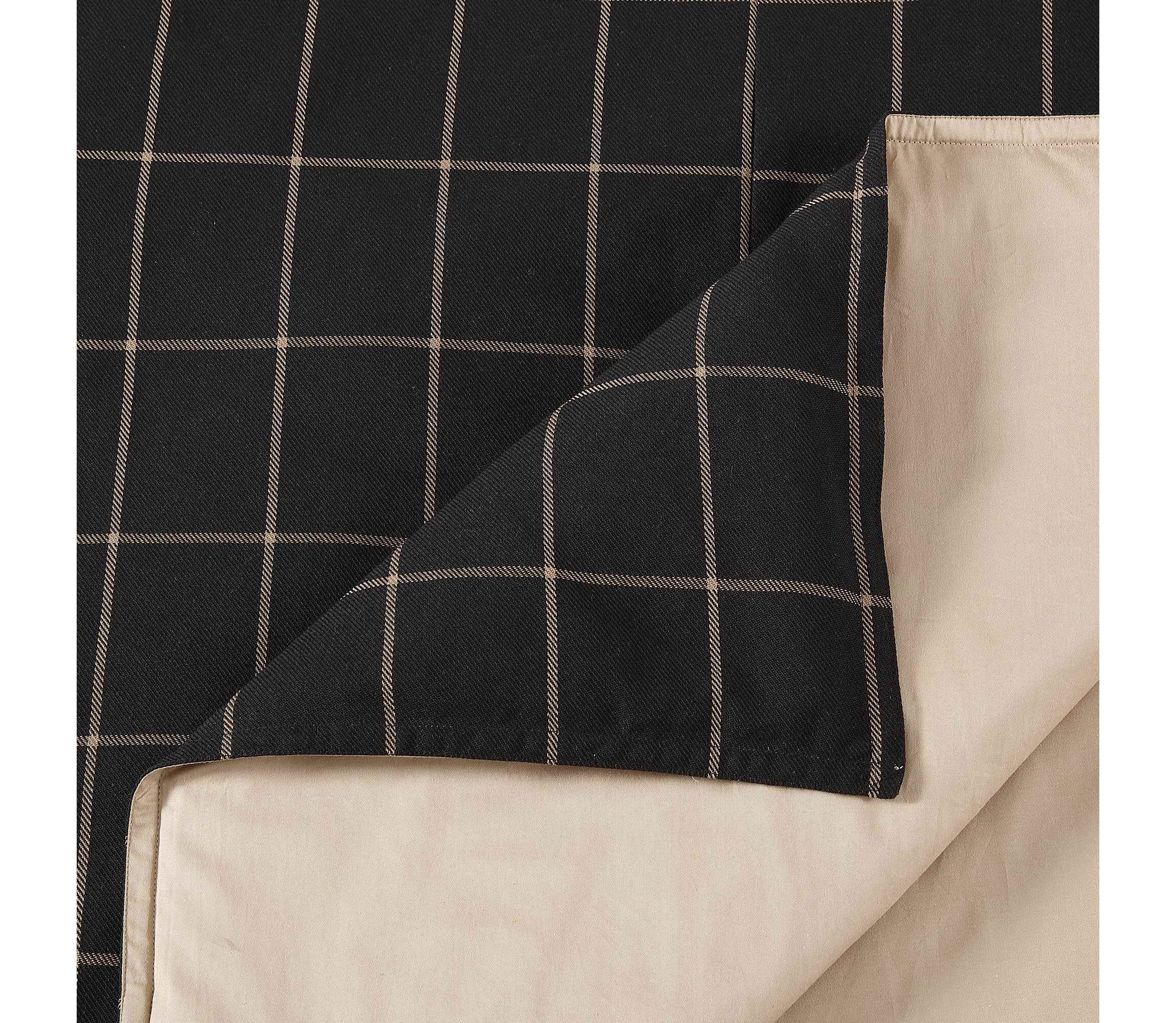 Windowpane Plaid Comforter Set, 3-Piece