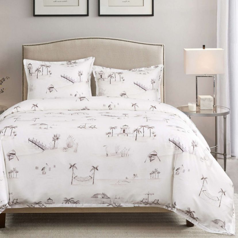 Seaside Lyocell Comforter Set, 3-Piece