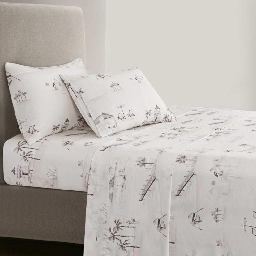 Seaside Lyocell Sheet Set, 4-Piece