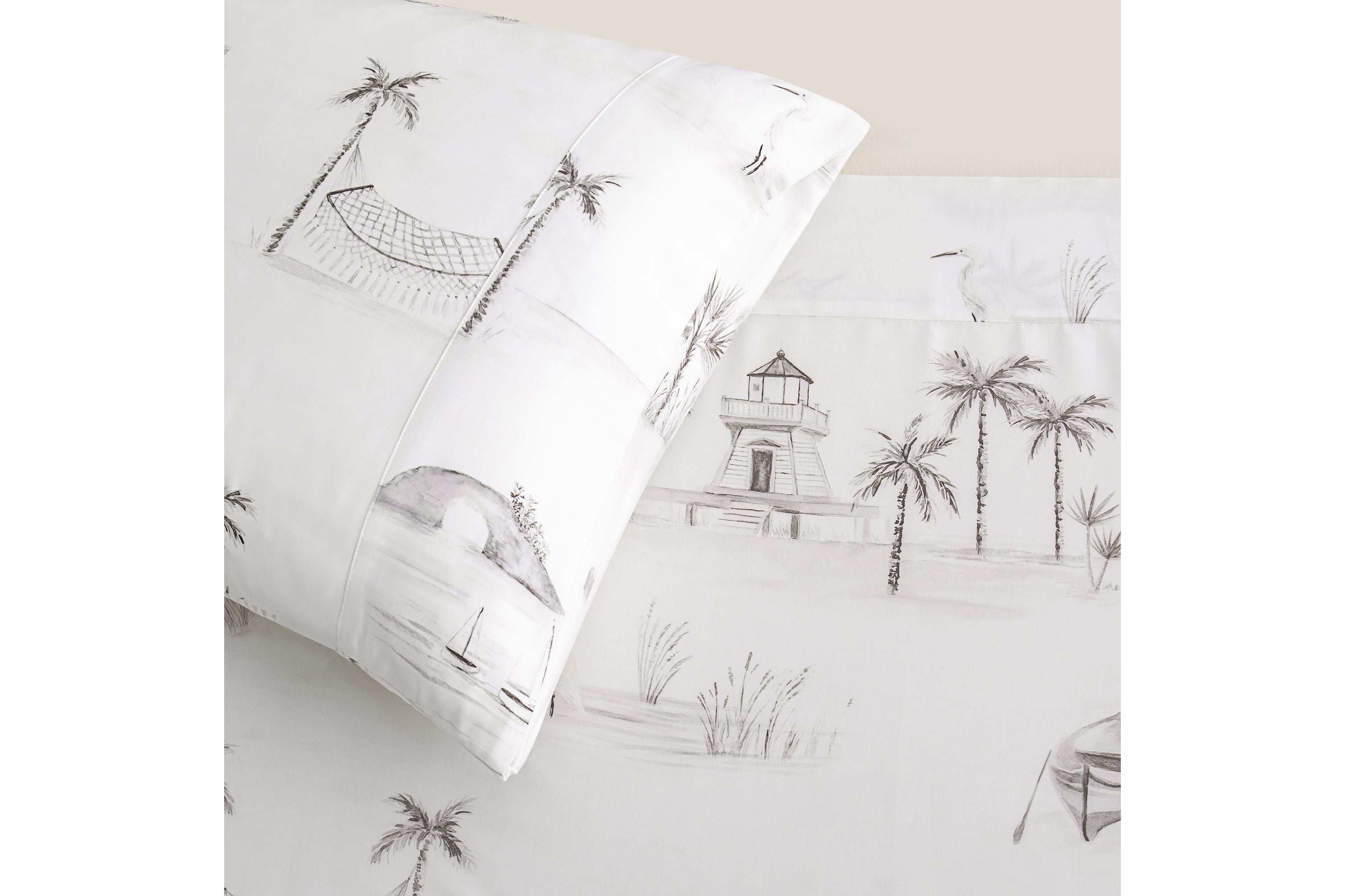 Seaside Lyocell Sheet Set, 4-Piece
