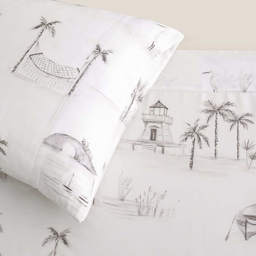 Seaside Lyocell Sheet Set, 4-Piece