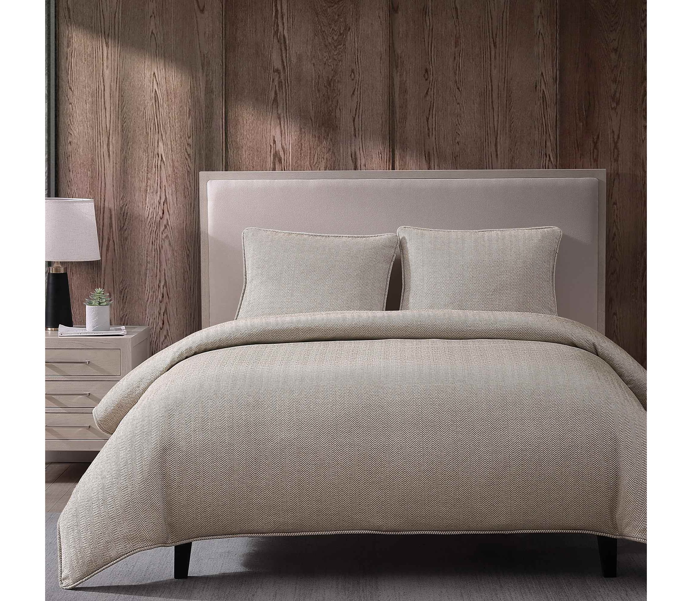 Chenille Herringbone Comforter Set, 3-Piece
