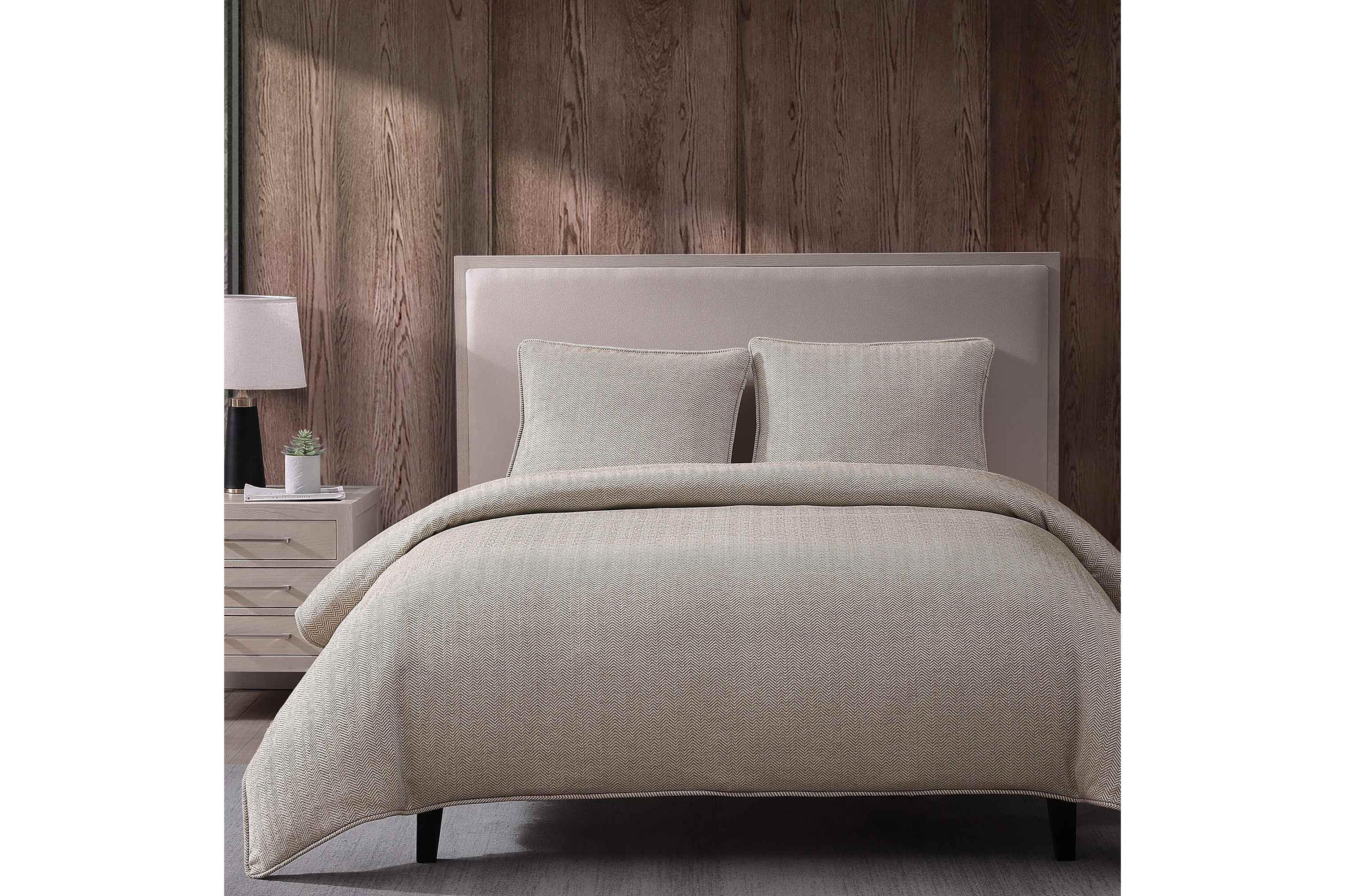 Chenille Herringbone Comforter Set, 3-Piece