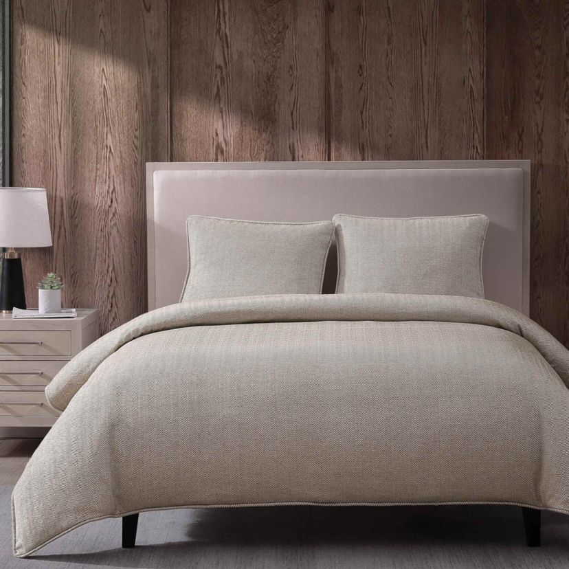 Chenille Herringbone Comforter Set, 3-Piece