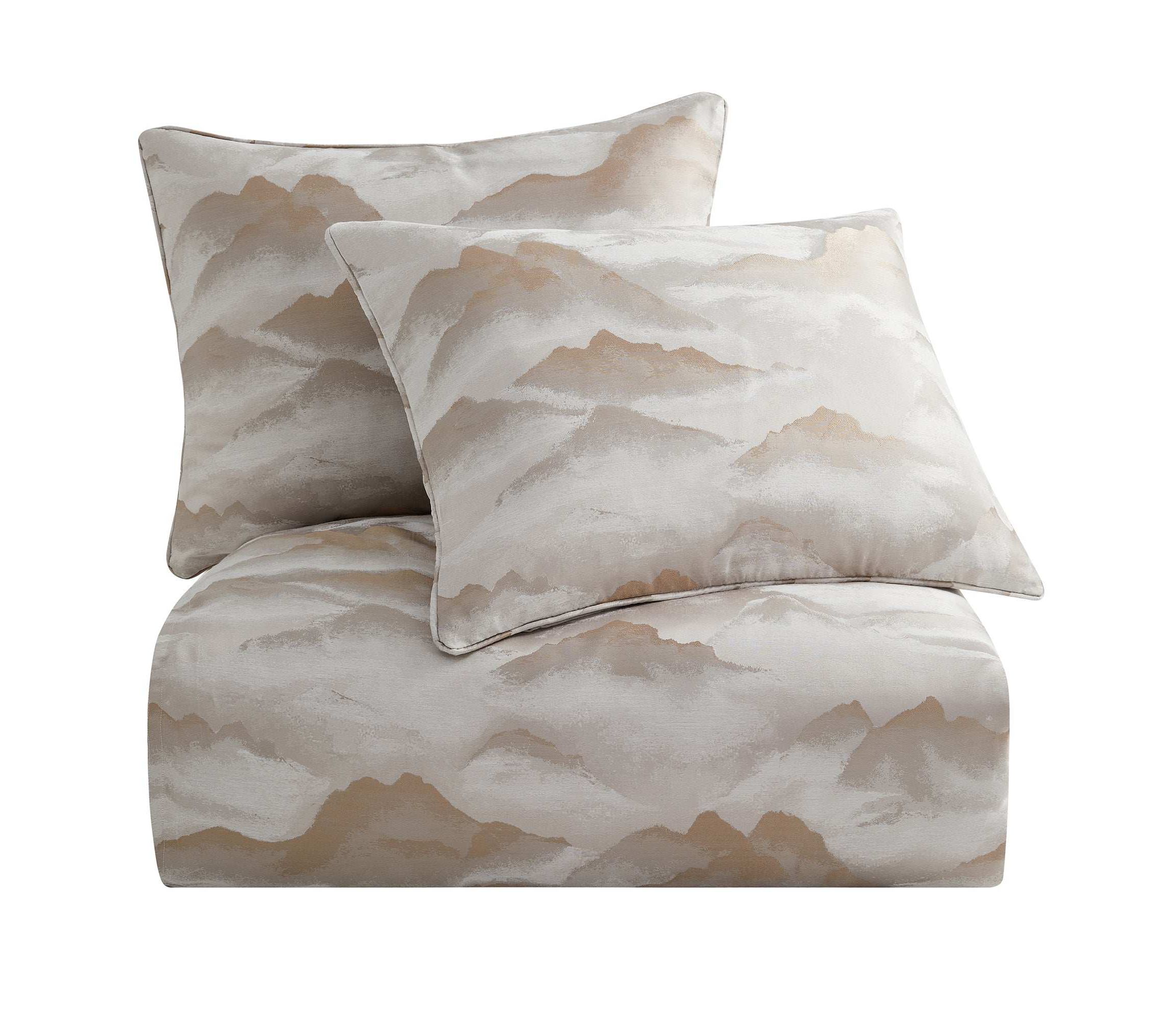 Serenity Modern Jacquard Comforter Set, 3-Piece