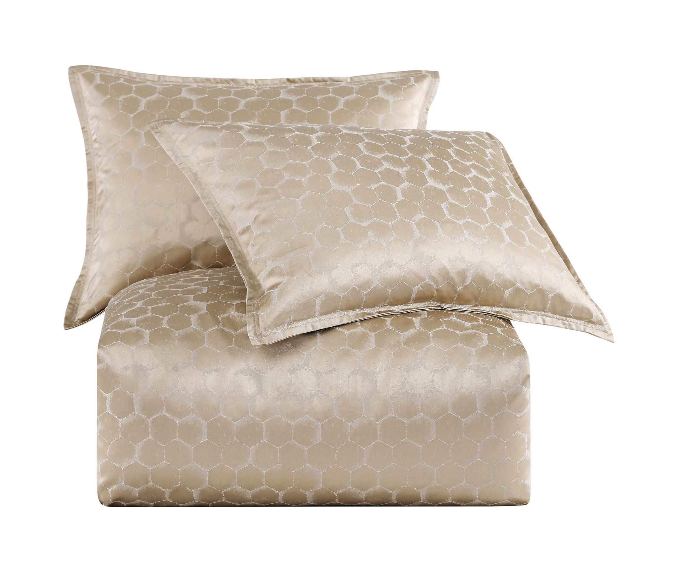 Honeycomb Jacquard Comforter Set, 3-Piece