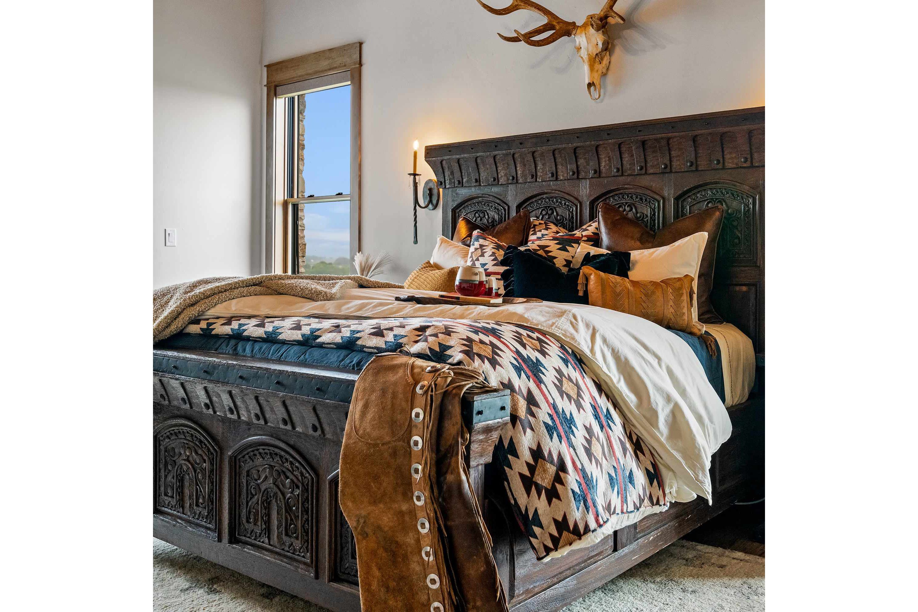Tasha Polizzi for Paseo Road Mariella Western Aztec Chenille 3 Piece Duvet Cover Set
