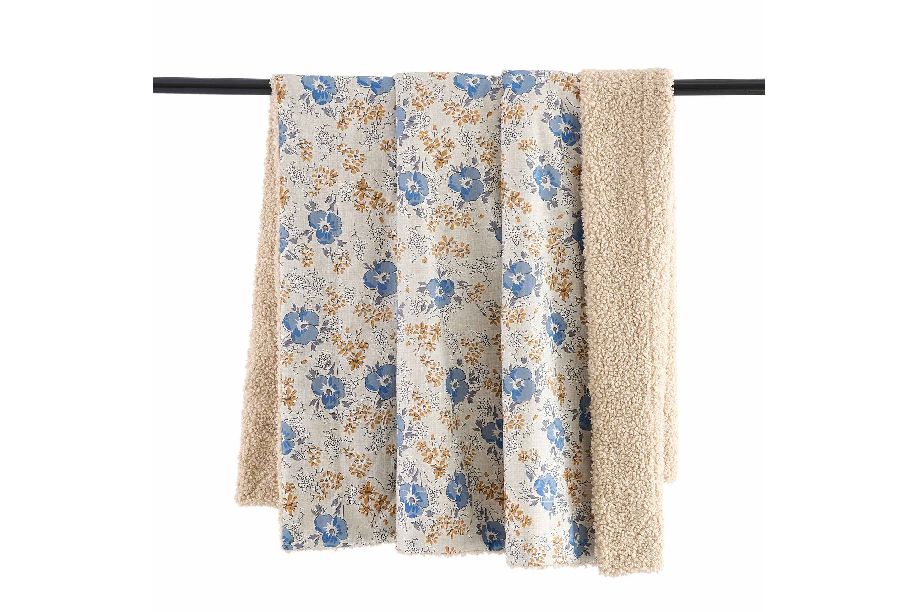 Tasha Polizzi for Paseo Road Western Design Teddy-Backed Bouclé Plush Throw, 50" x 60"