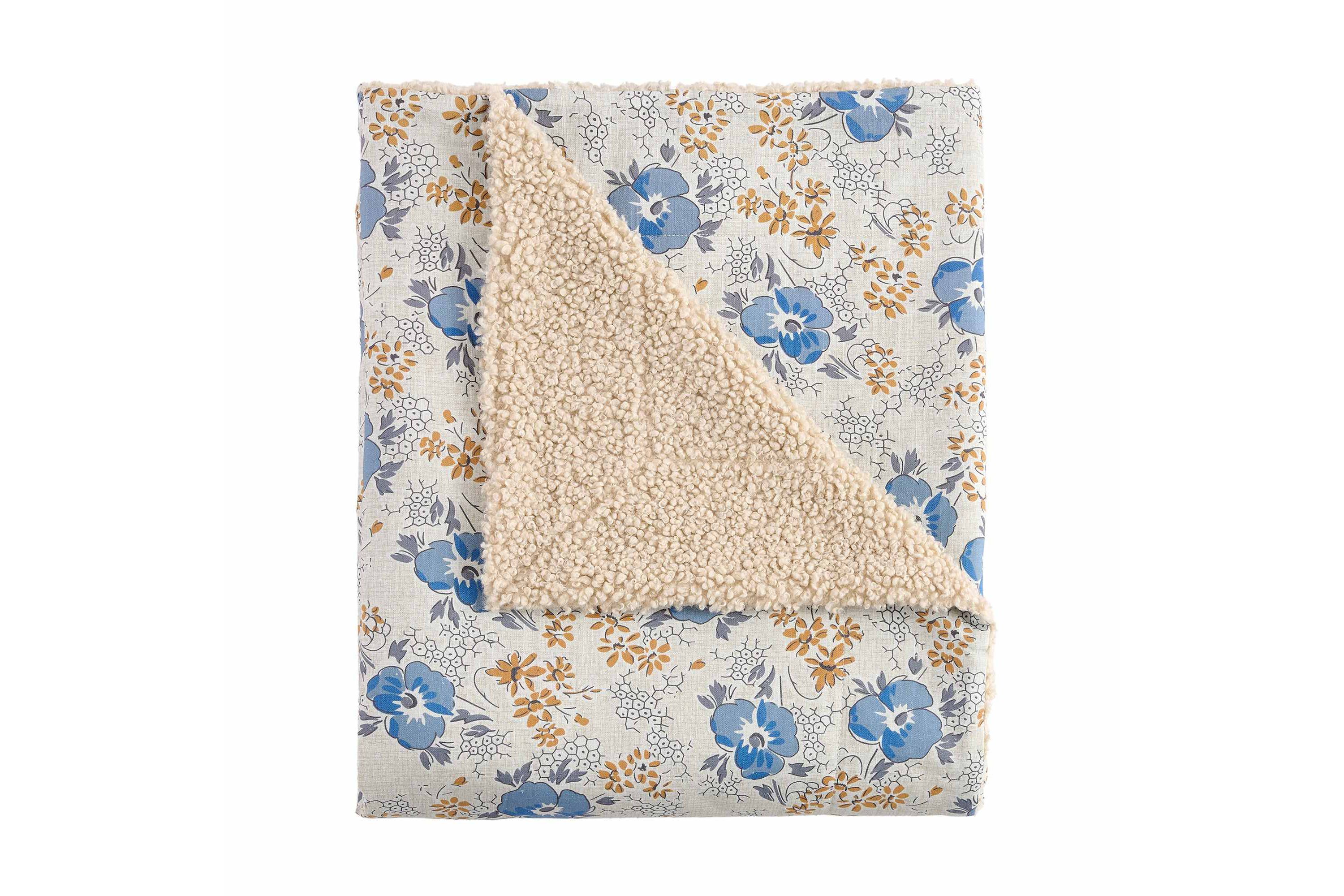Tasha Polizzi for Paseo Road Western Design Teddy-Backed Bouclé Plush Throw, 50" x 60"