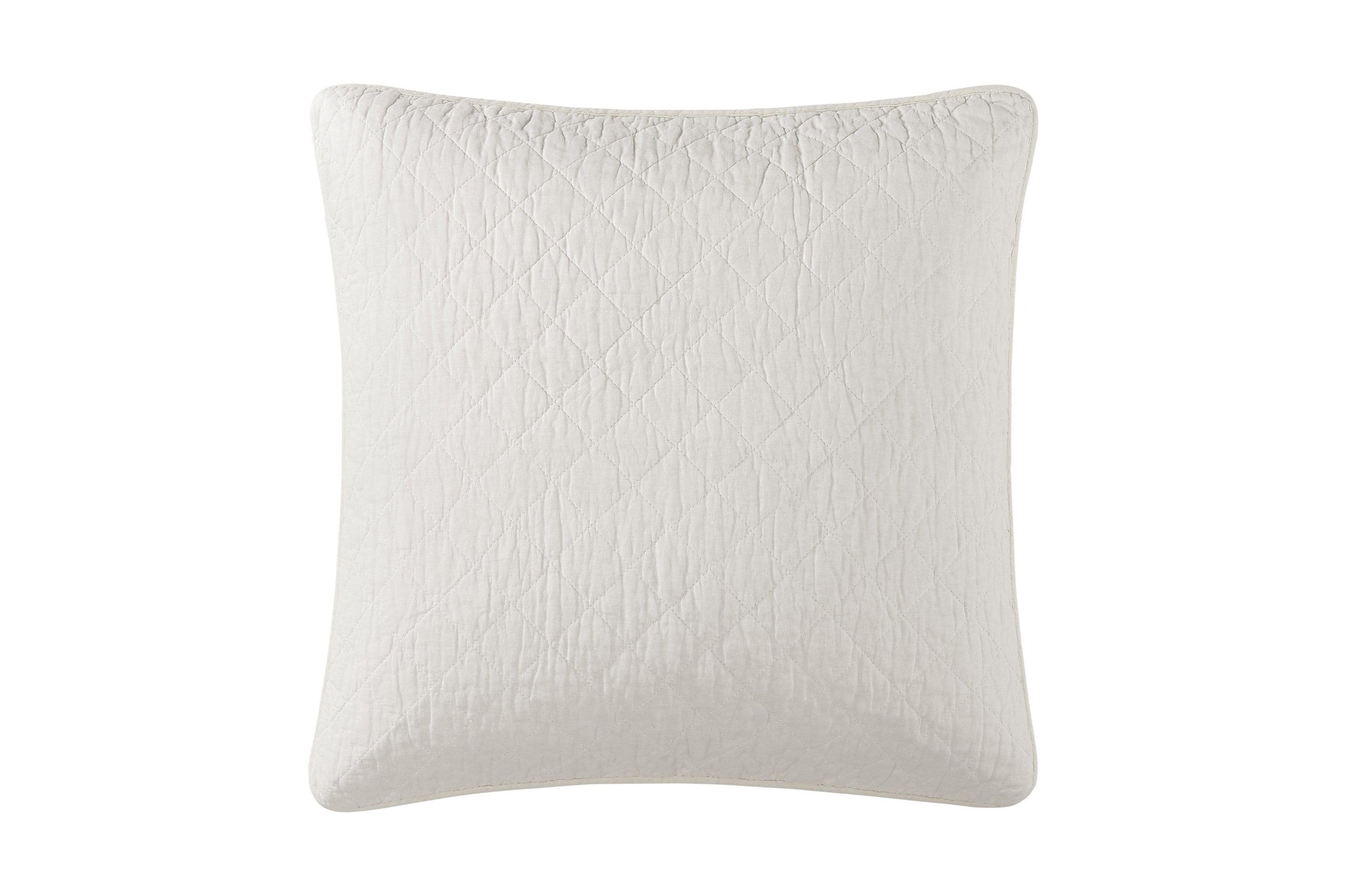Indigo Hill by HiEnd Accents Cotton Comfort Shabby Chic Lightweight 27x27 inch Euro Sham