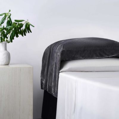 HiEnd Accents Stella Faux Silk Velvet Romantic Western Waterfall 2 Piece Pillowcase Set, Standard