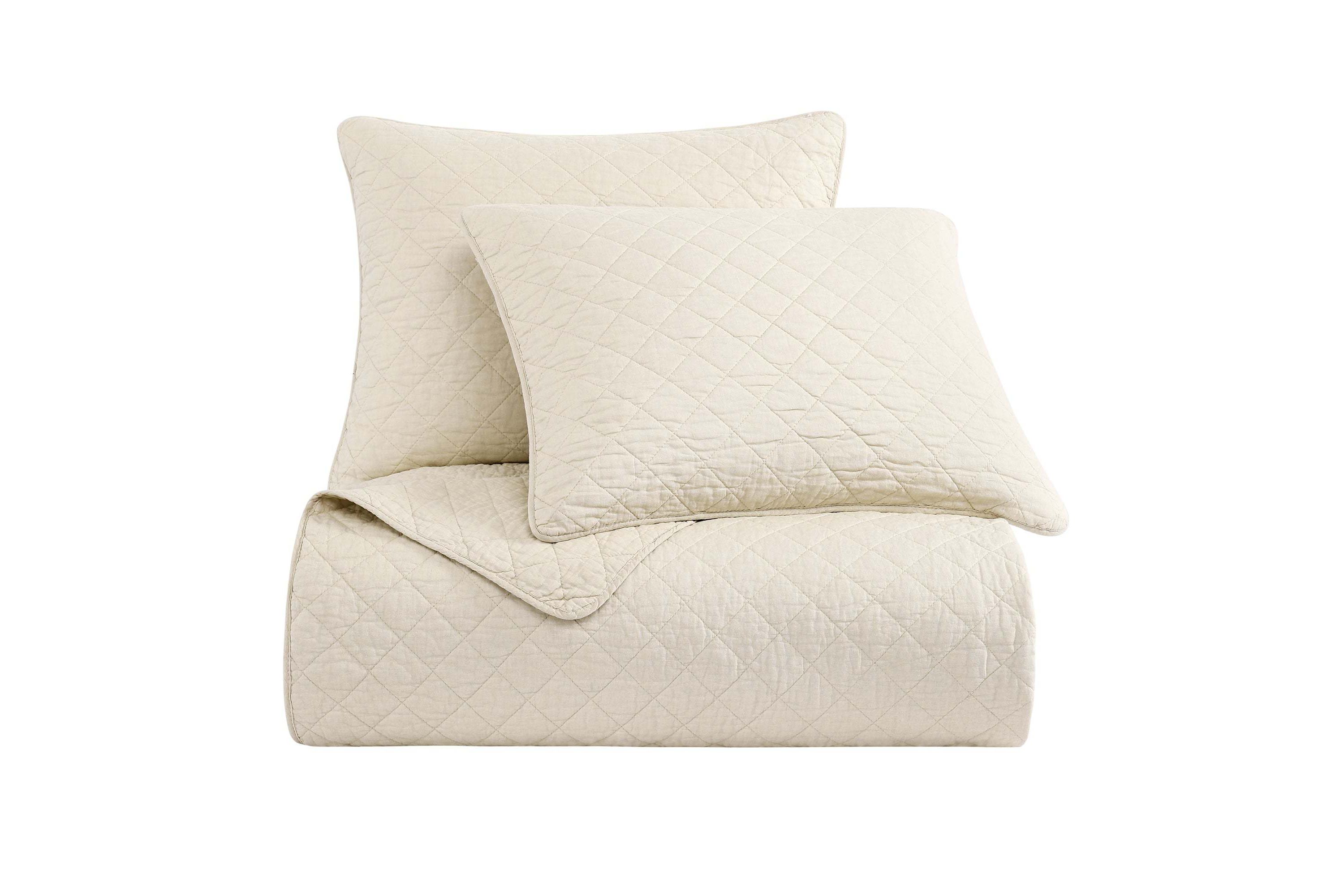 Indigo Hill by HiEnd Accents Cotton Comfort Shabby Chic Bedding Lightweight 3 Piece Quilt Set