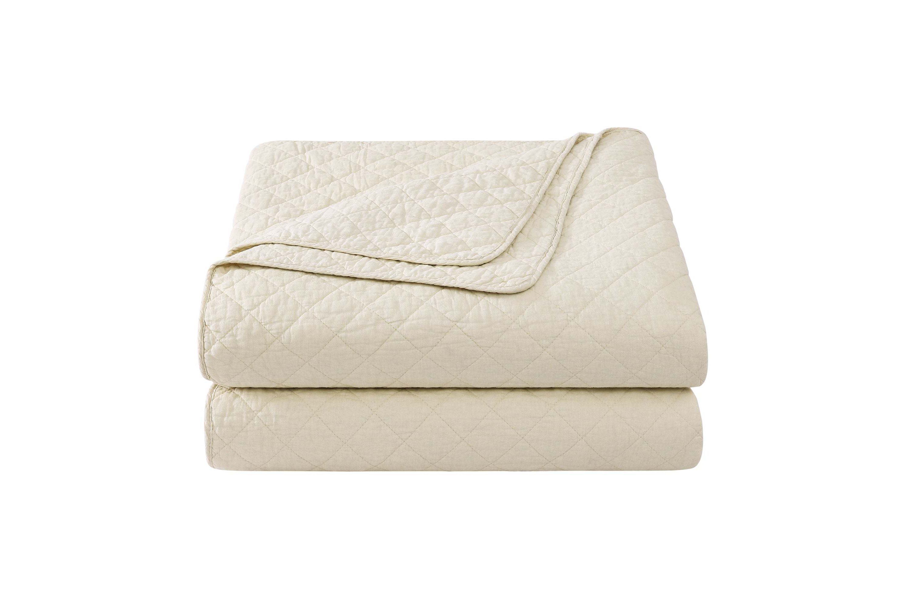Indigo Hill by HiEnd Accents Cotton Comfort Shabby Chic Bedding Lightweight 3 Piece Quilt Set
