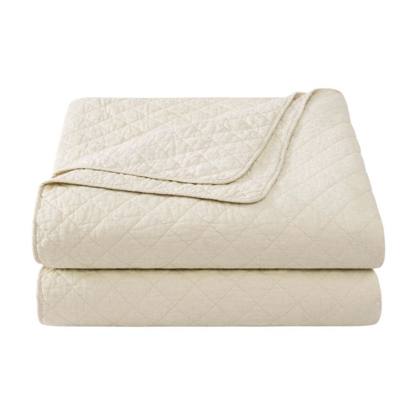 Indigo Hill by HiEnd Accents Cotton Comfort Shabby Chic Bedding Lightweight 3 Piece Quilt Set