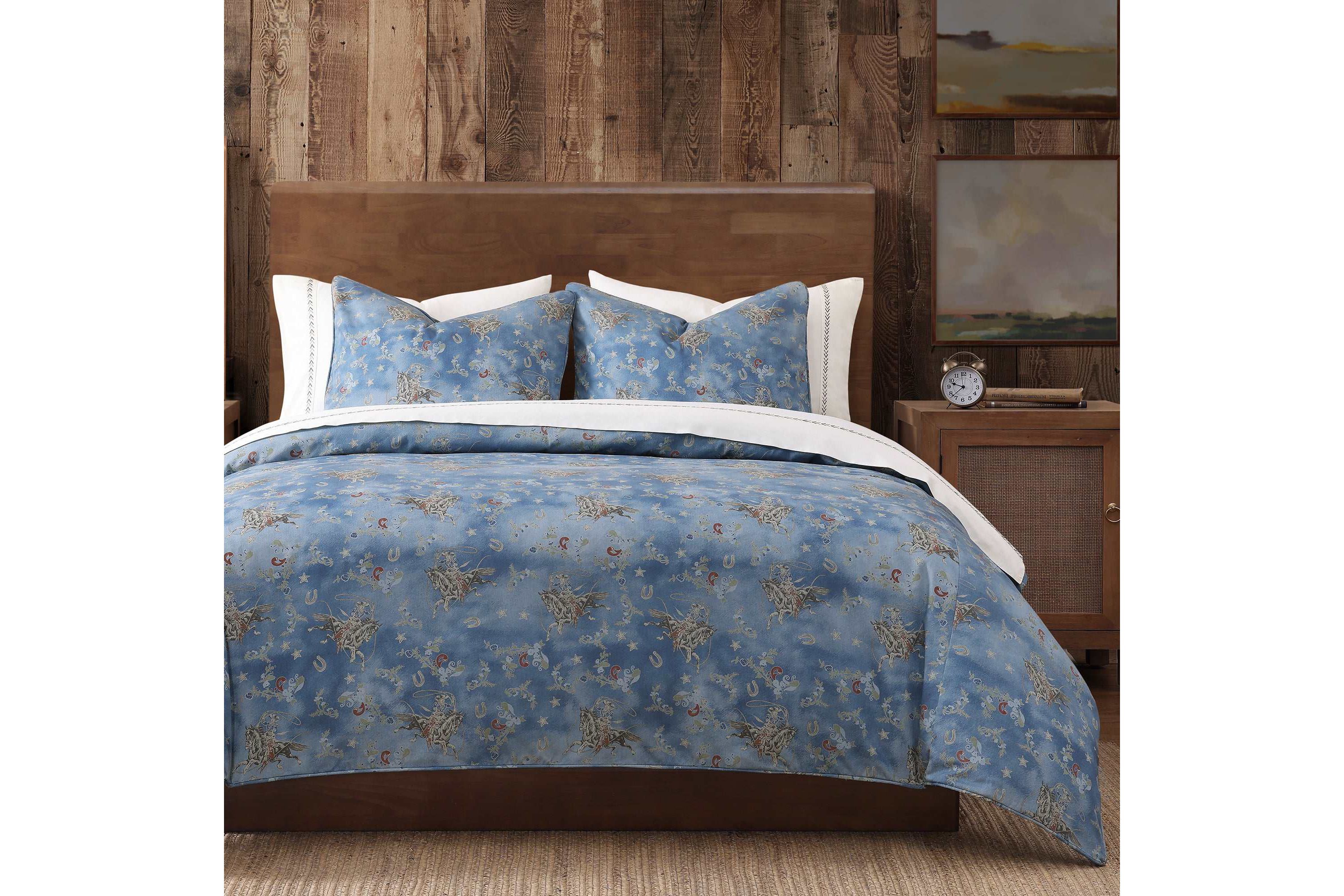 Tasha Polizzi for Paseo Road Lee Western Washed Denim 3 Piece Comforter Set