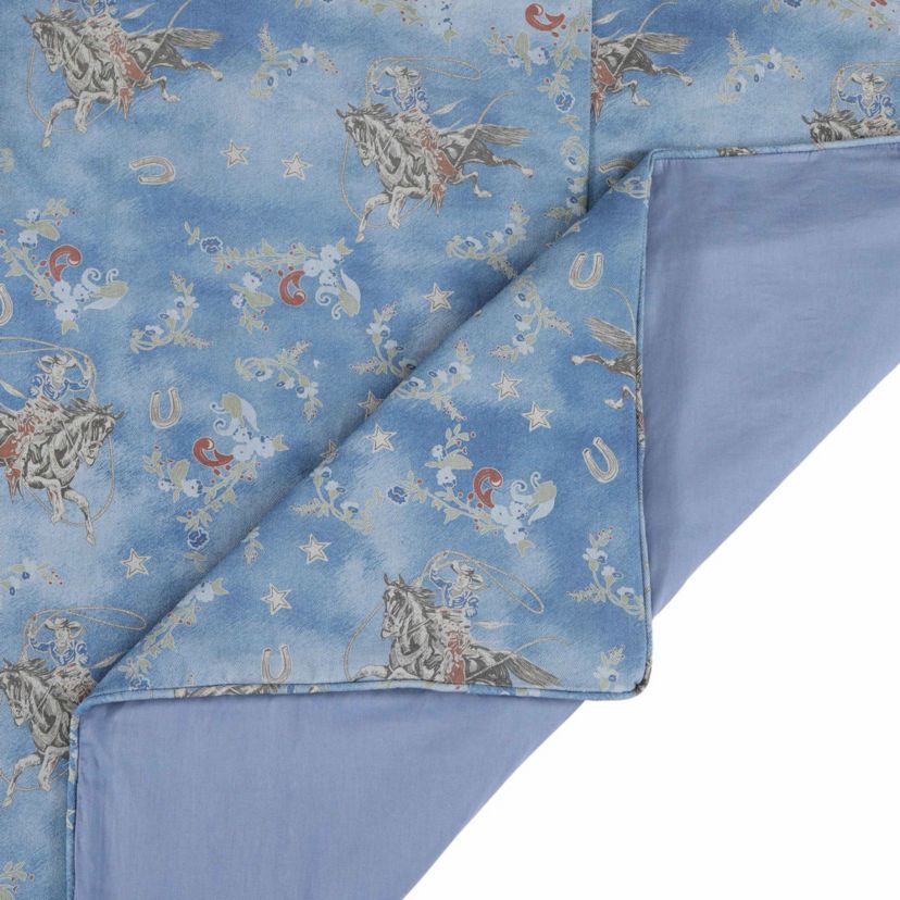 Tasha Polizzi for Paseo Road Lee Western Washed Denim 3 Piece Comforter Set