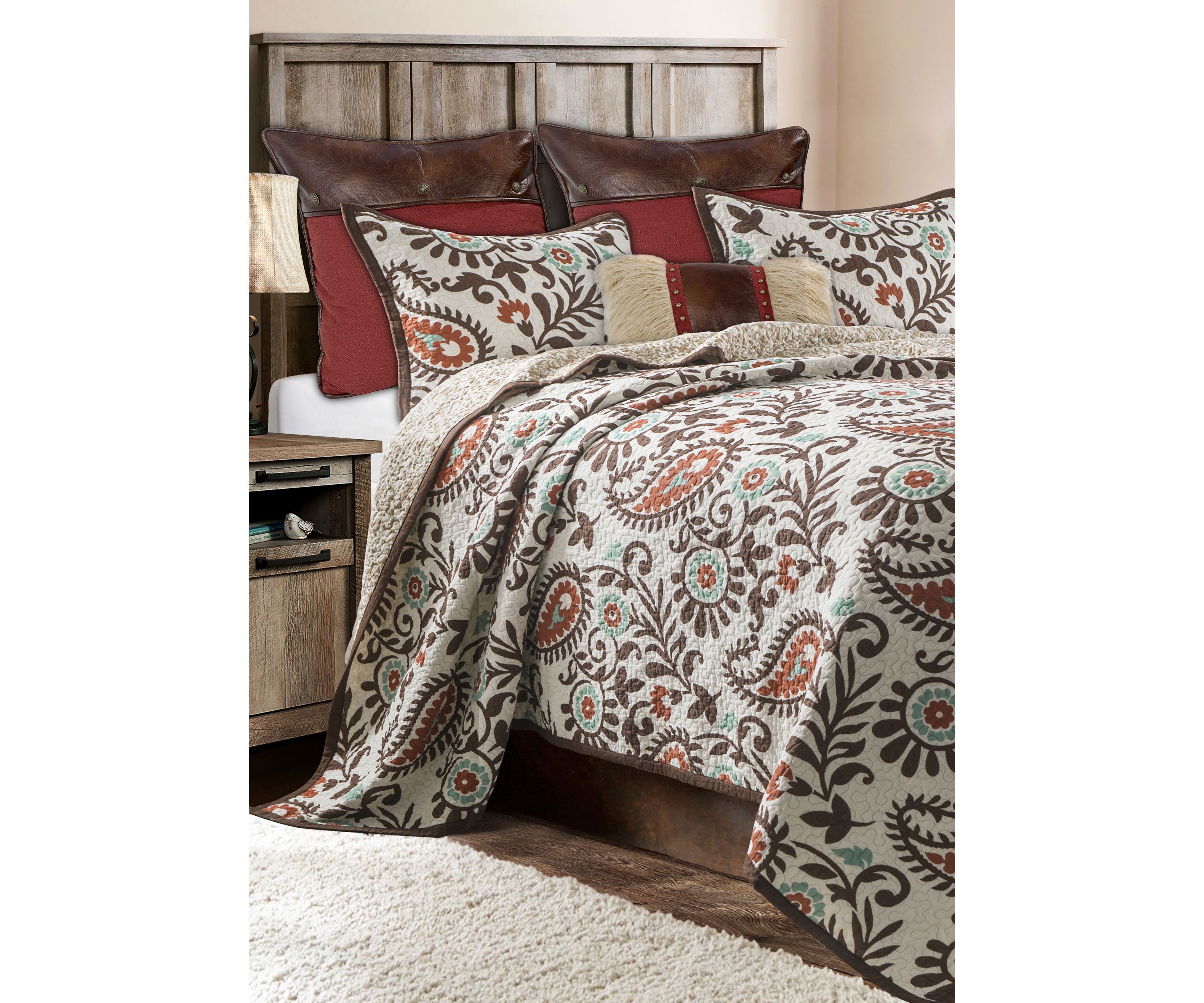 Rebecca Paisley Reversible Quilt Set