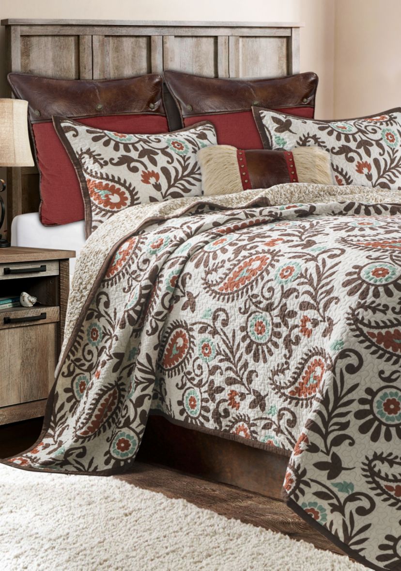 Rebecca Paisley Reversible Quilt Set