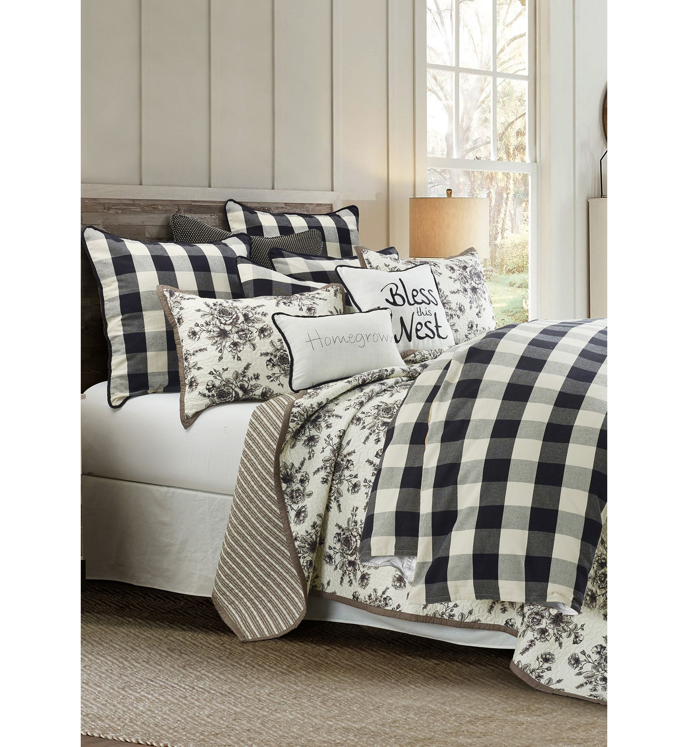 Camille Buffalo Check Comforter Set