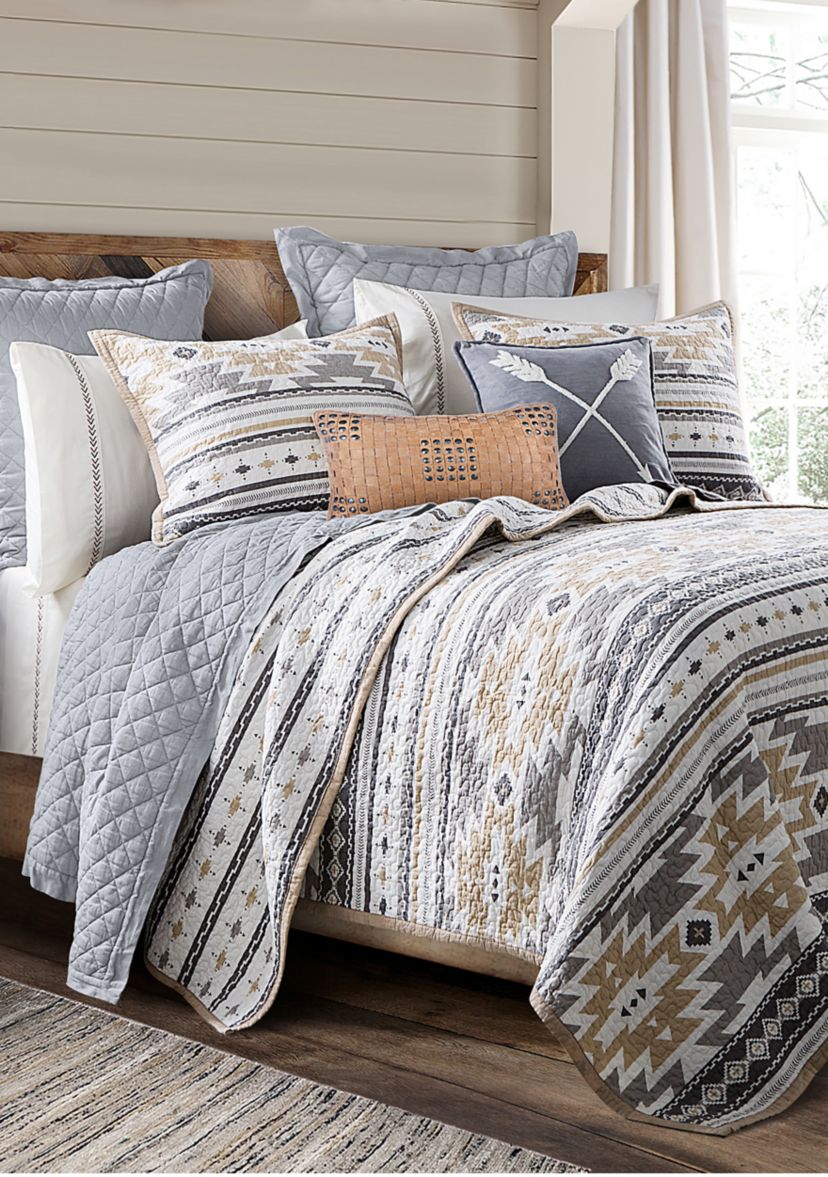 Desert Sage Reversible Quilt Set, 3-Piece