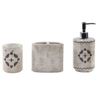 Dakota Ceramic Countertop Bathroom Set