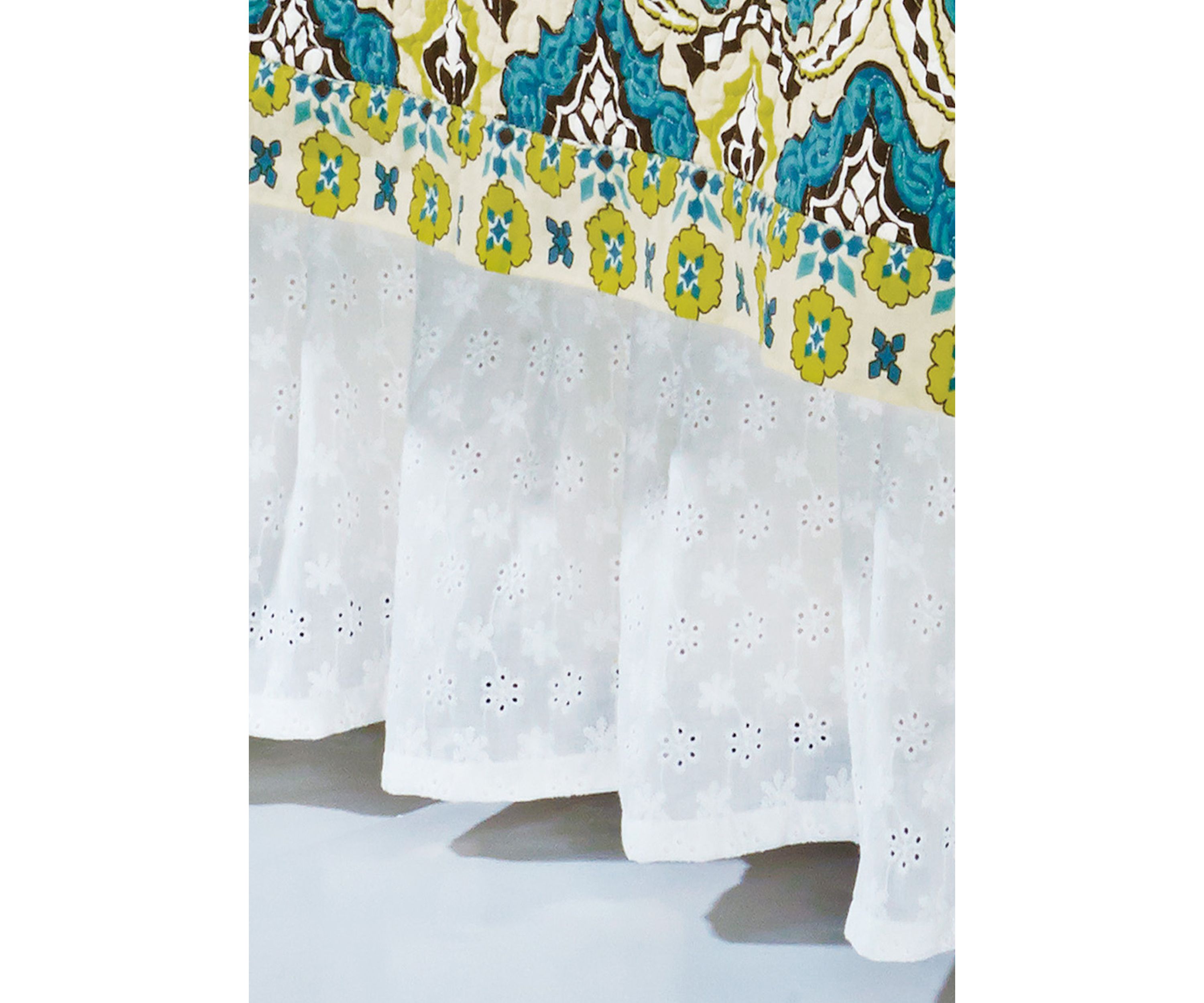 Eyelet Twin Bed Skirt